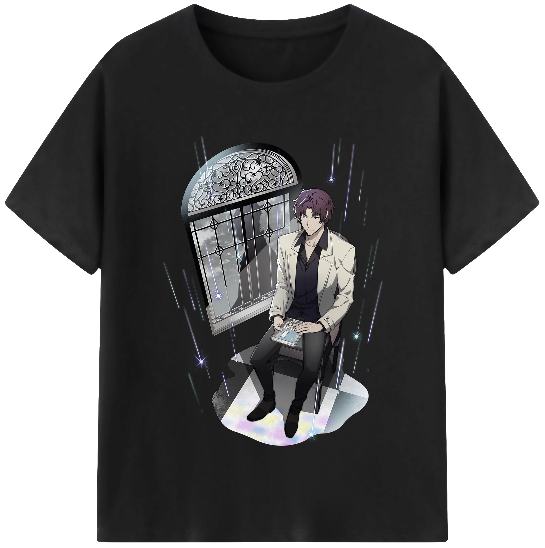 （画像用） 文豪ストレイドッグス Bungo Stray Dogs レディースカジュアルプリントTシャツ（綿100％）