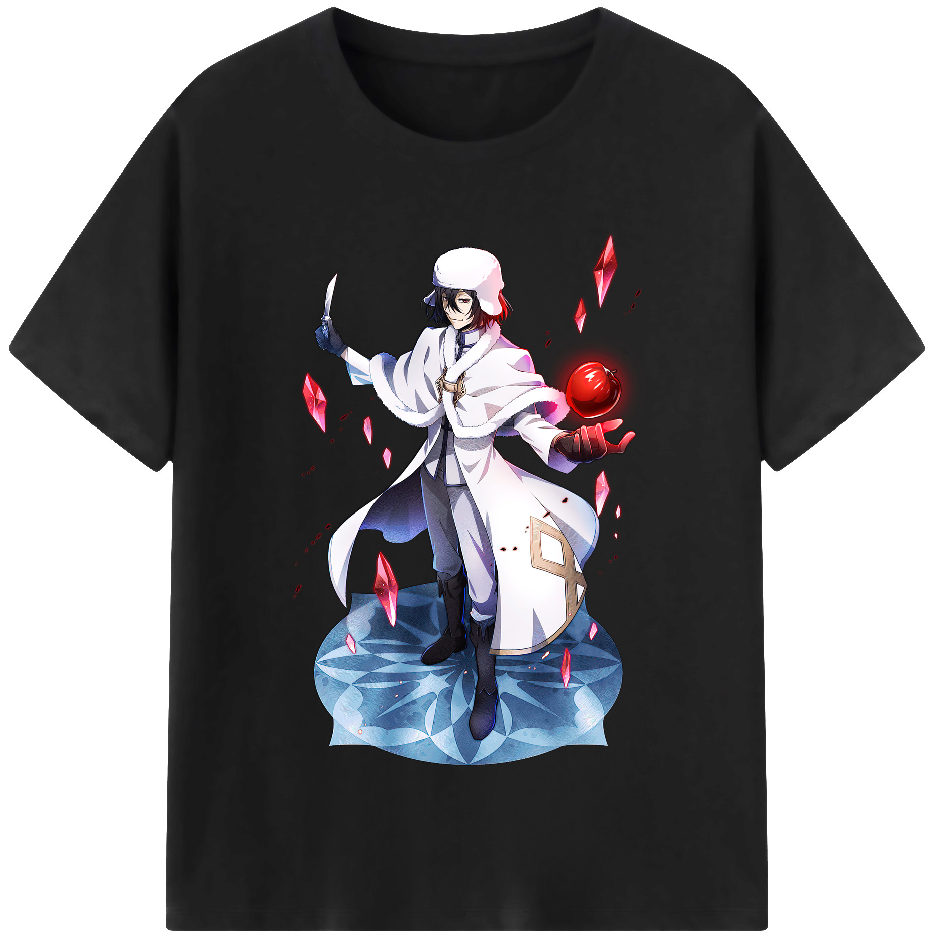 （画像用） 文豪ストレイドッグス Bungo Stray Dogs レディースカジュアルプリントTシャツ（綿100％）