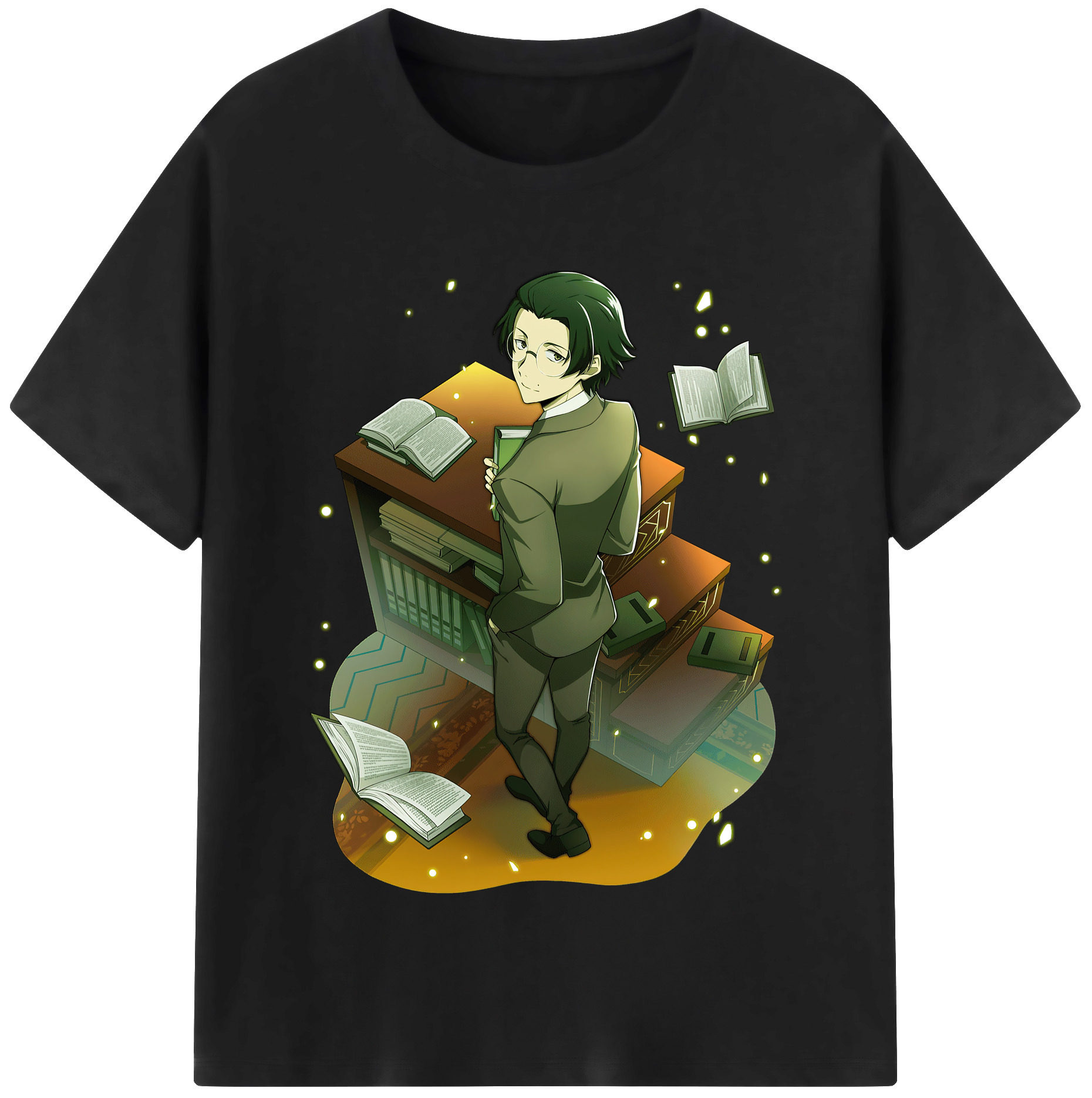（画像用） 文豪ストレイドッグス Bungo Stray Dogs レディースカジュアルプリントTシャツ（綿100％）