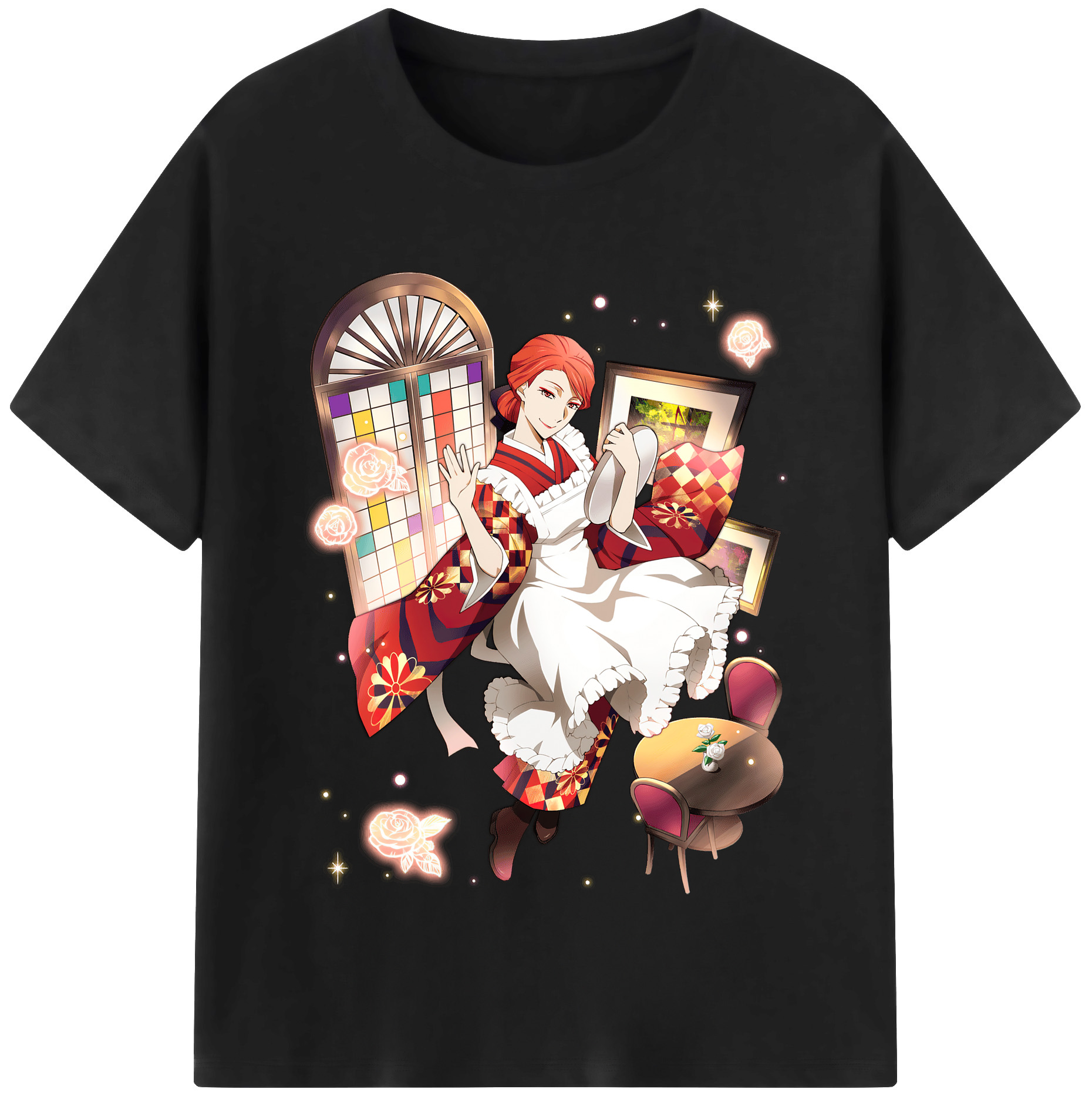 （画像用） 文豪ストレイドッグス Bungo Stray Dogs レディースカジュアルプリントTシャツ（綿100％）