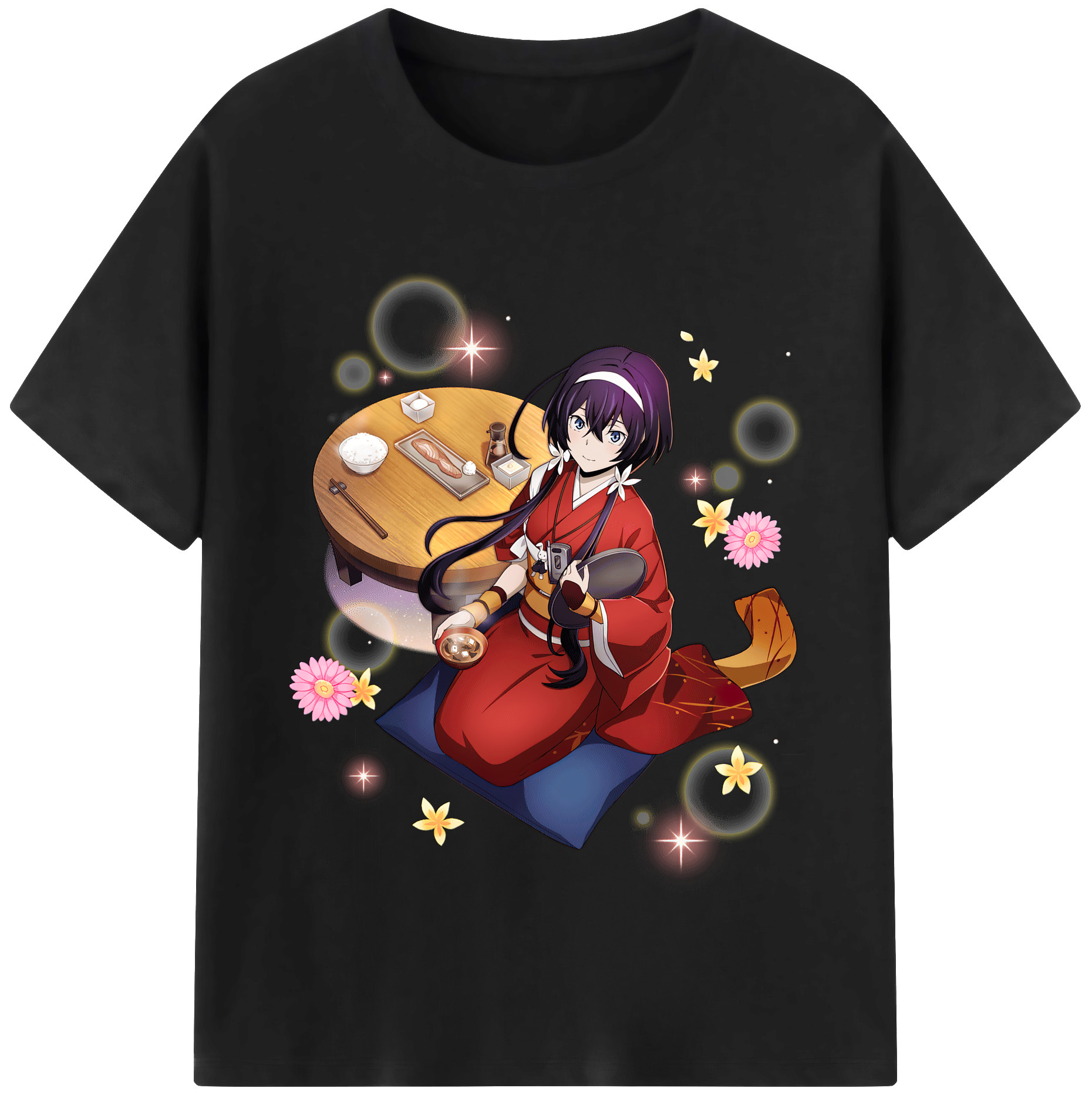 （画像用） 文豪ストレイドッグス Bungo Stray Dogs レディースカジュアルプリントTシャツ（綿100％）