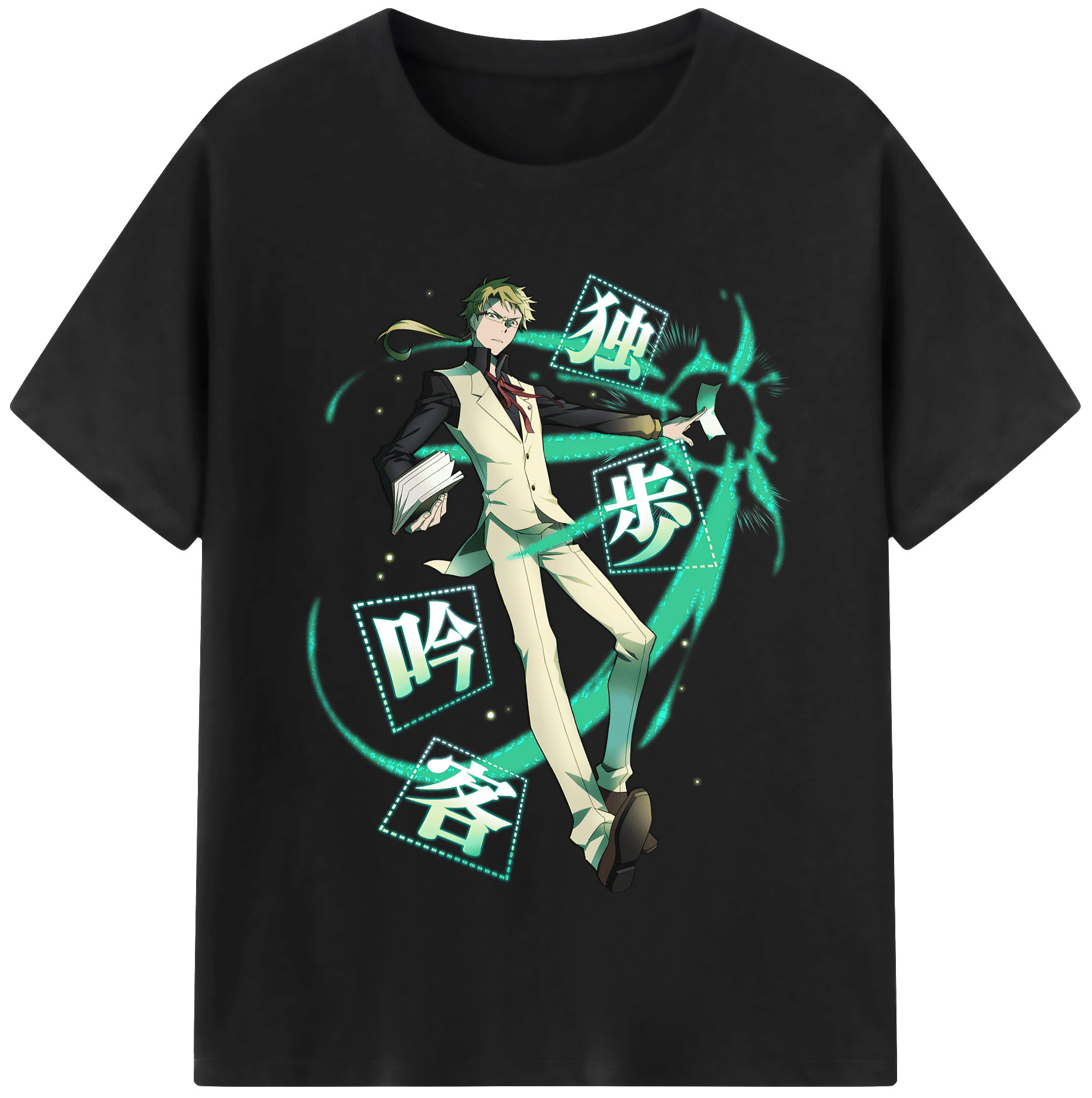 （画像用） 文豪ストレイドッグス Bungo Stray Dogs レディースカジュアルプリントTシャツ（綿100％）