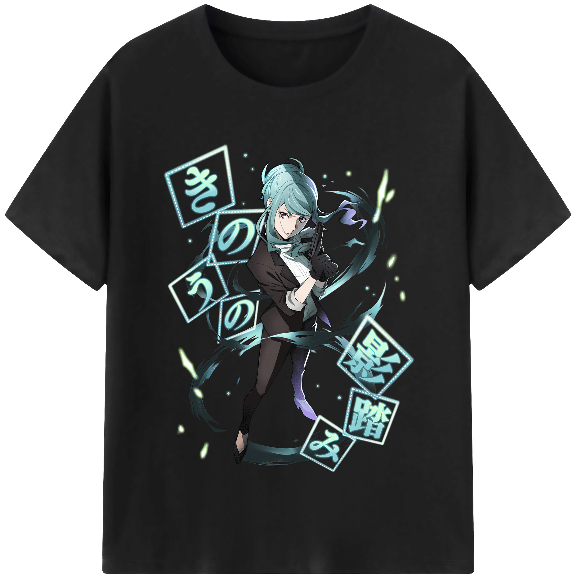 （画像用） 文豪ストレイドッグス Bungo Stray Dogs レディースカジュアルプリントTシャツ（綿100％）
