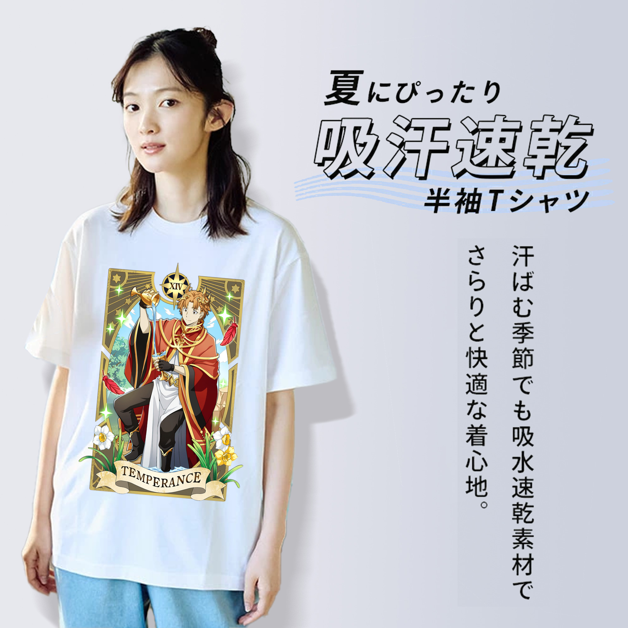 文豪ストレイドッグス Bungo Stray Dogs レディースカジュアルプリントTシャツ（綿100％）
