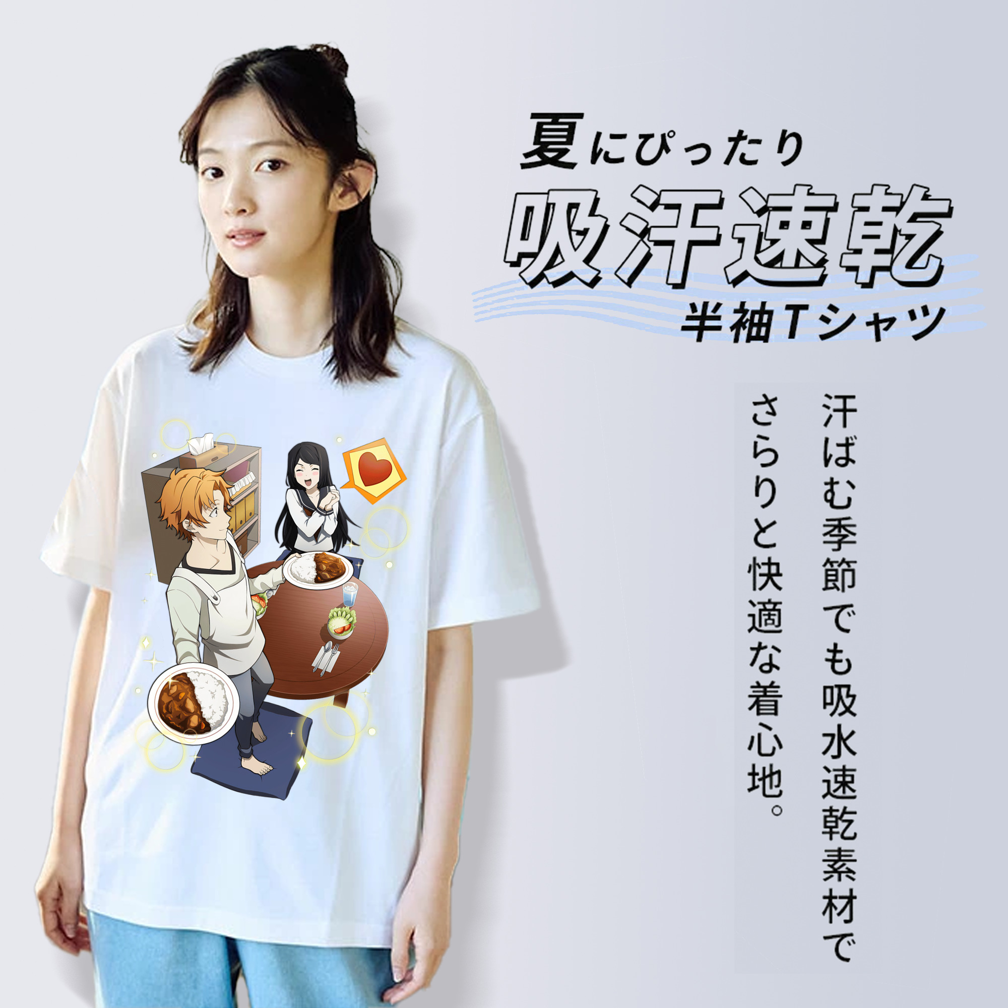 文豪ストレイドッグス Bungo Stray Dogs レディースカジュアルプリントTシャツ（綿100％）