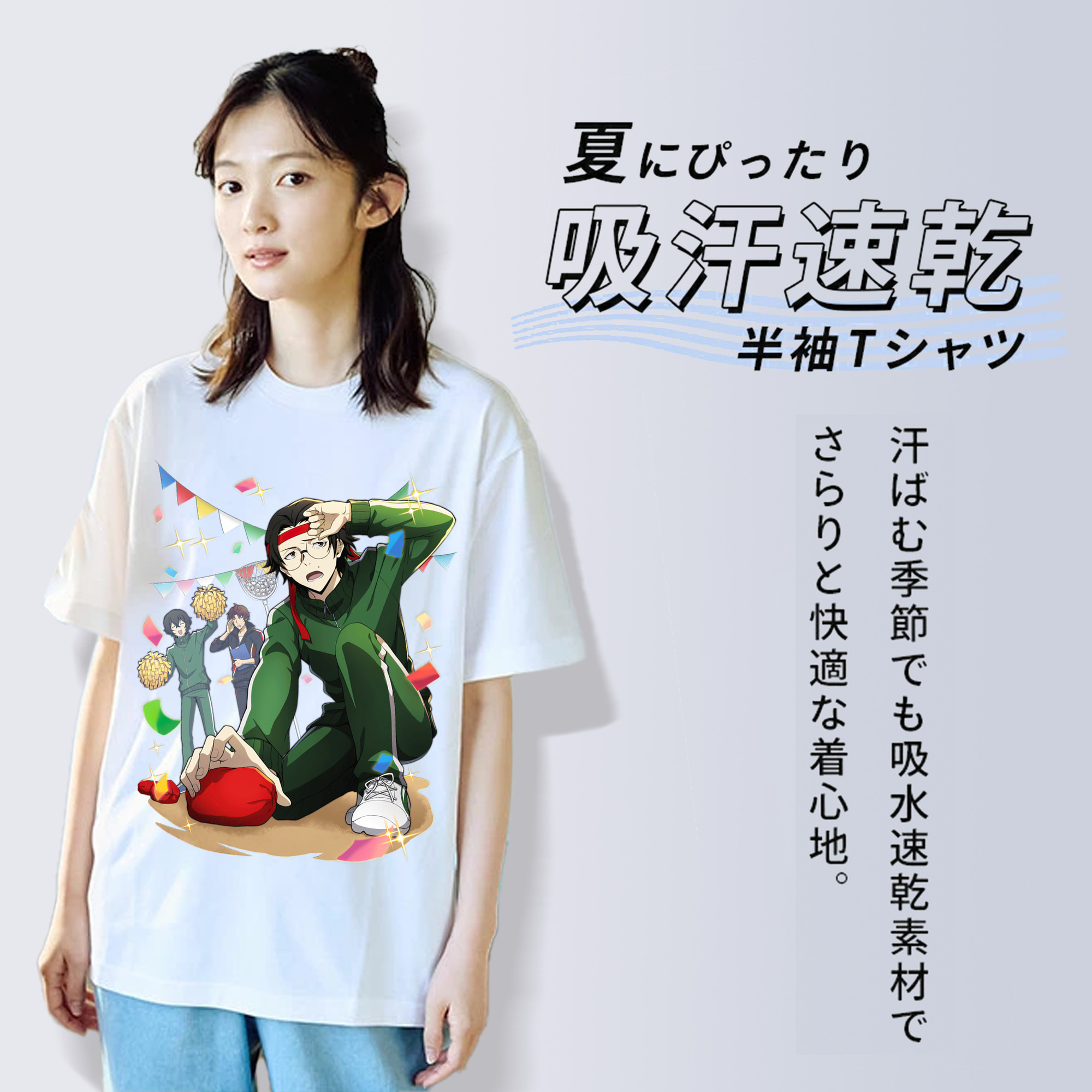 文豪ストレイドッグス Bungo Stray Dogs レディースカジュアルプリントTシャツ（綿100％）