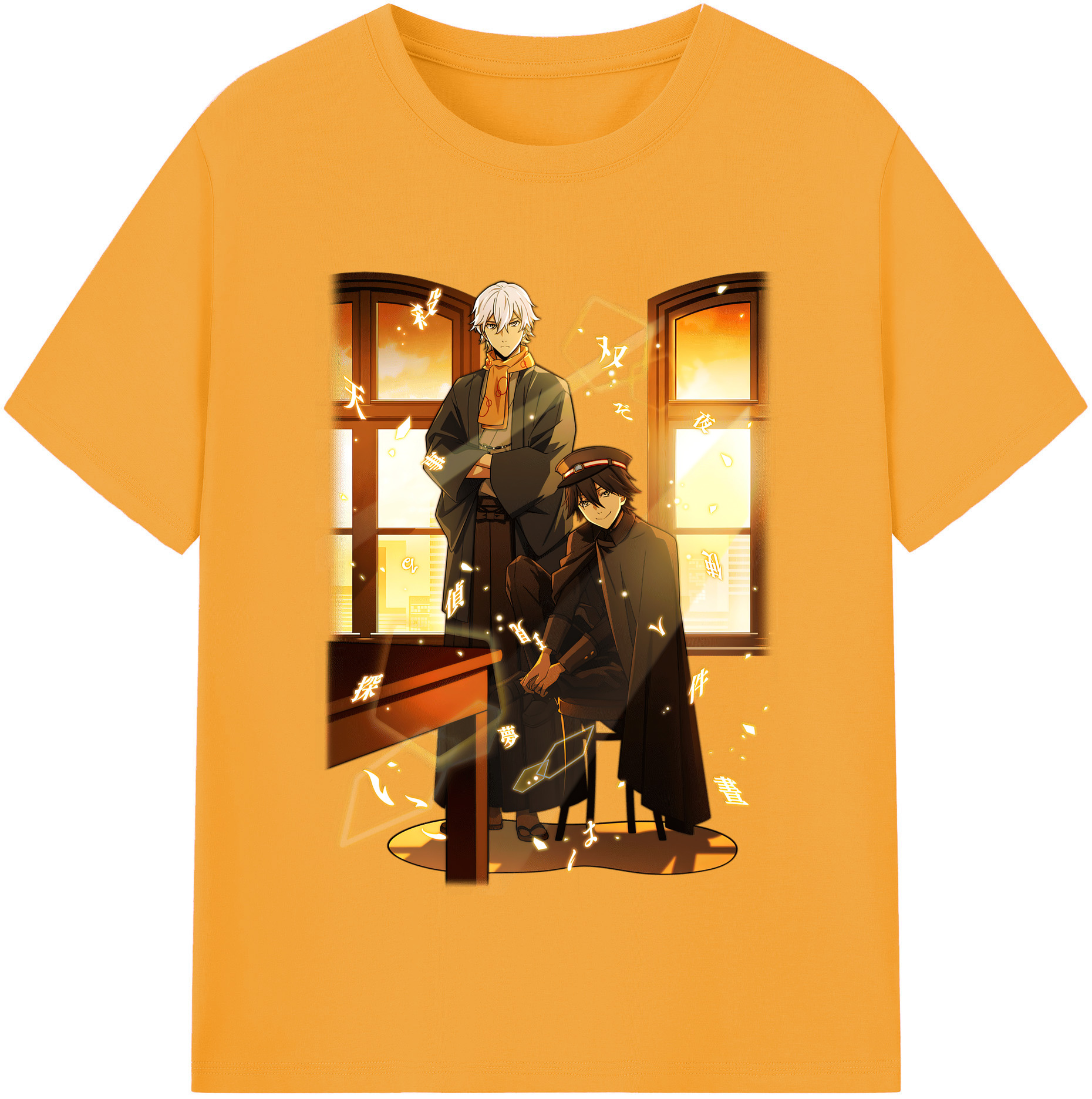（画像用） 文豪ストレイドッグス Bungo Stray Dogs レディースカジュアルプリントTシャツ（綿100％）