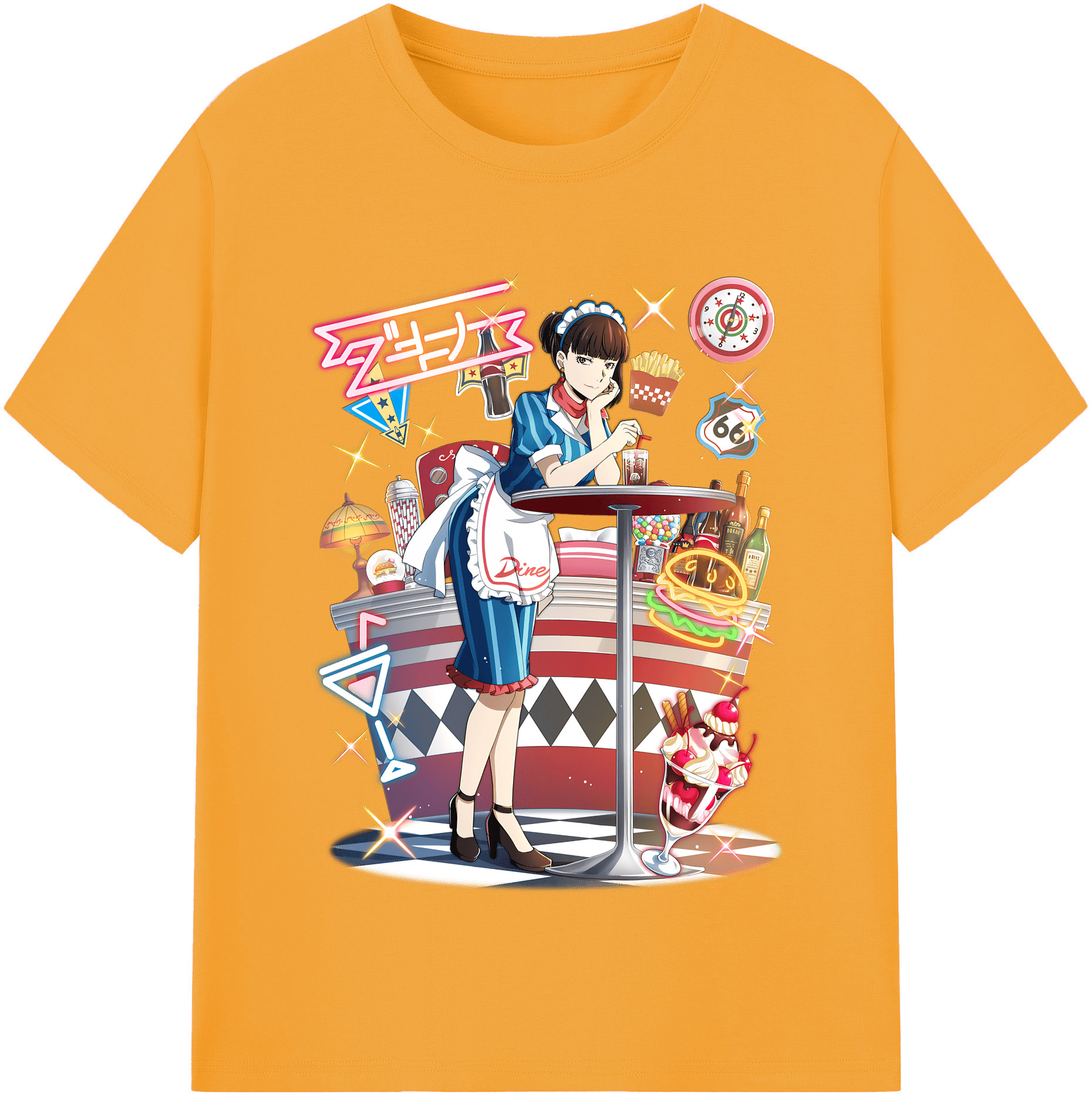 （画像用） 文豪ストレイドッグス Bungo Stray Dogs レディースカジュアルプリントTシャツ（綿100％）