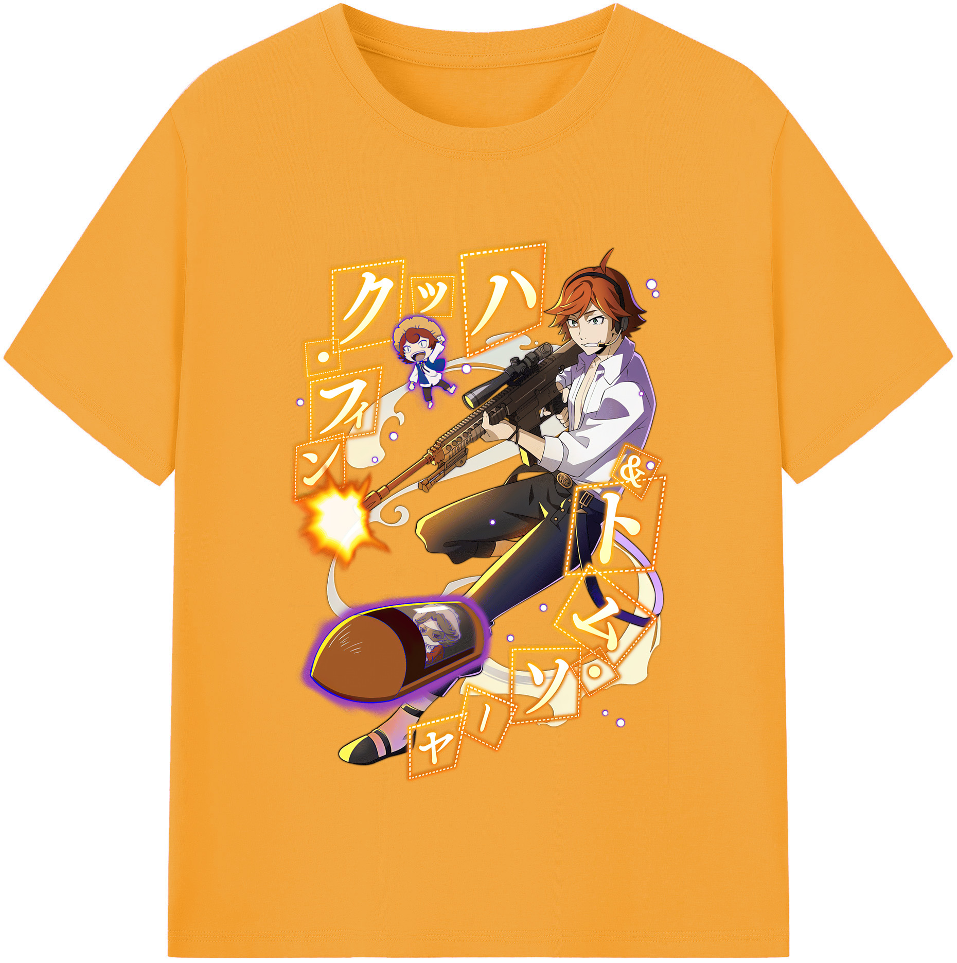 （画像用） 文豪ストレイドッグス Bungo Stray Dogs レディースカジュアルプリントTシャツ（綿100％）