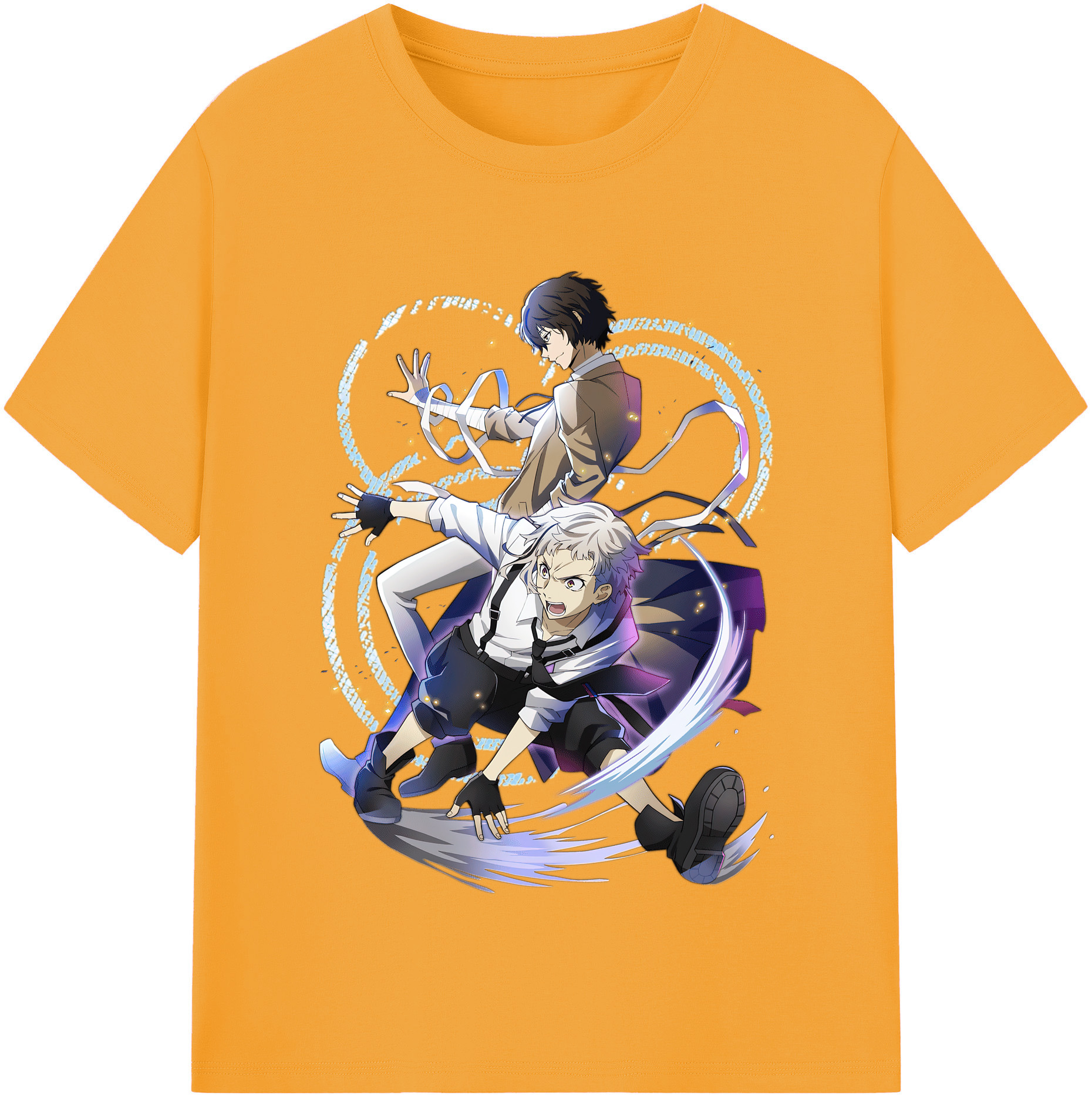 （画像用） 文豪ストレイドッグス Bungo Stray Dogs レディースカジュアルプリントTシャツ（綿100％）