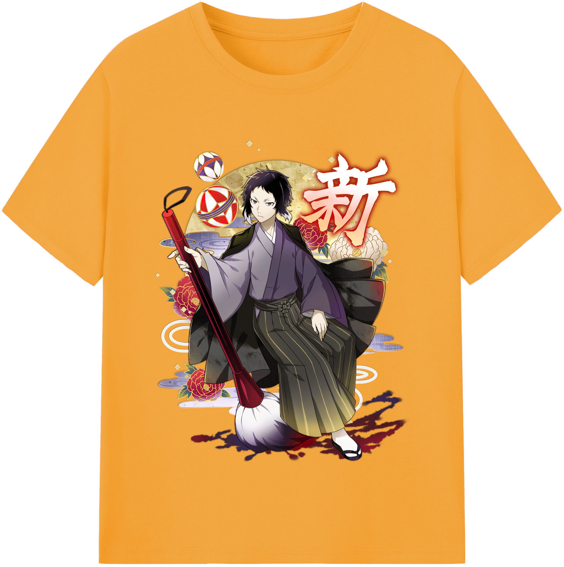 （画像用） 文豪ストレイドッグス Bungo Stray Dogs レディースカジュアルプリントTシャツ（綿100％）
