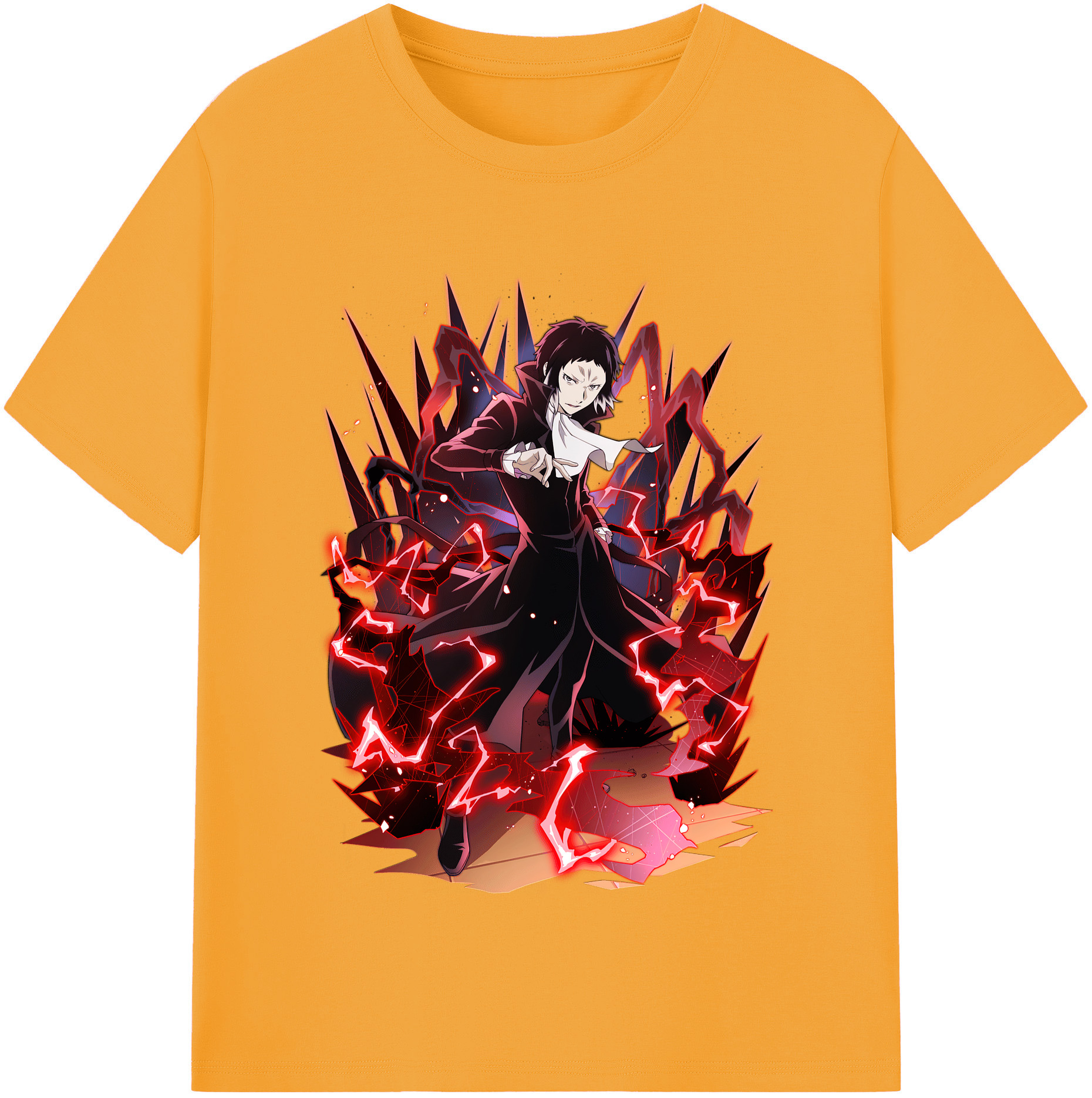 （画像用） 文豪ストレイドッグス Bungo Stray Dogs レディースカジュアルプリントTシャツ（綿100％）