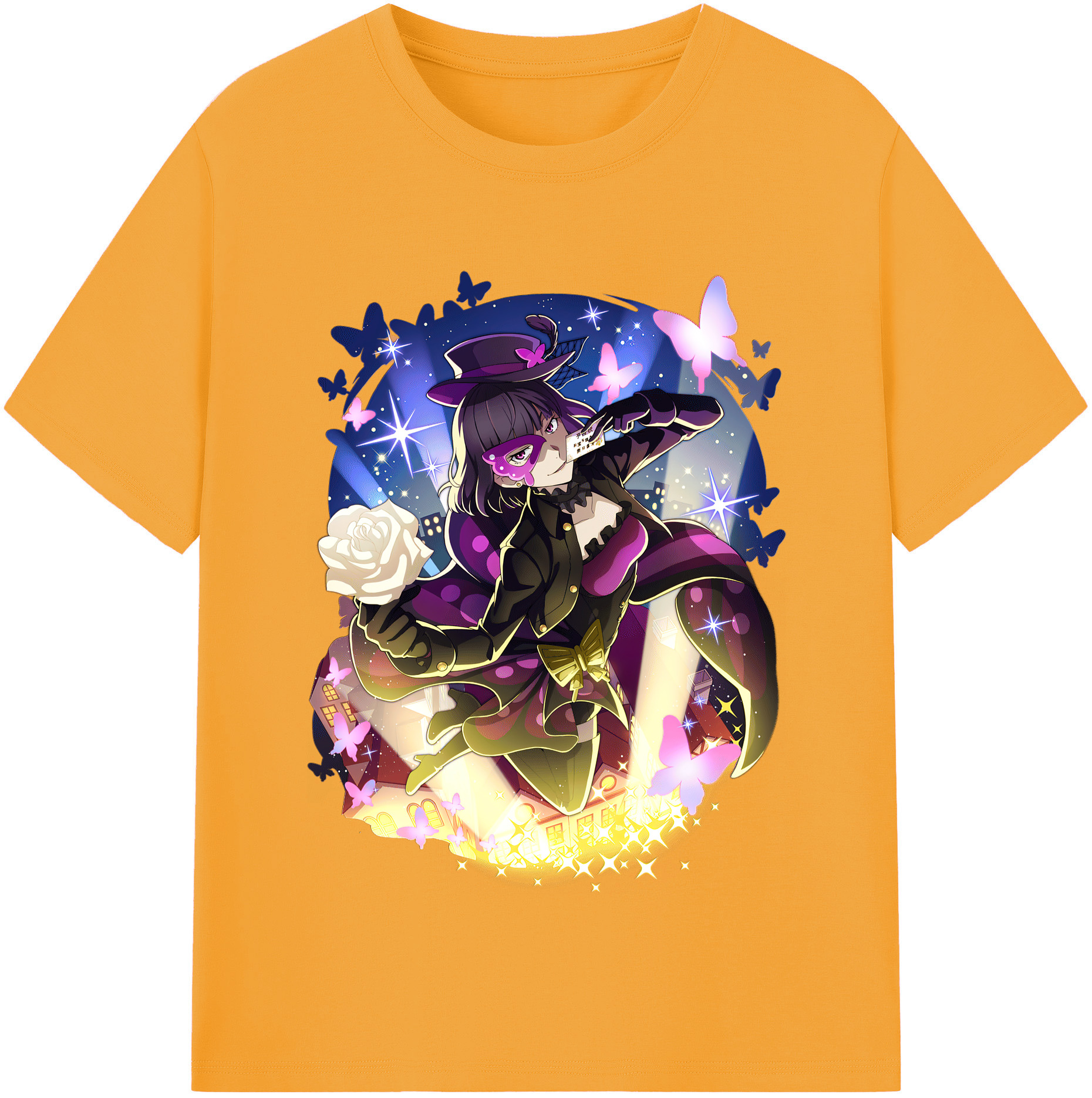 （画像用） 文豪ストレイドッグス Bungo Stray Dogs レディースカジュアルプリントTシャツ（綿100％）