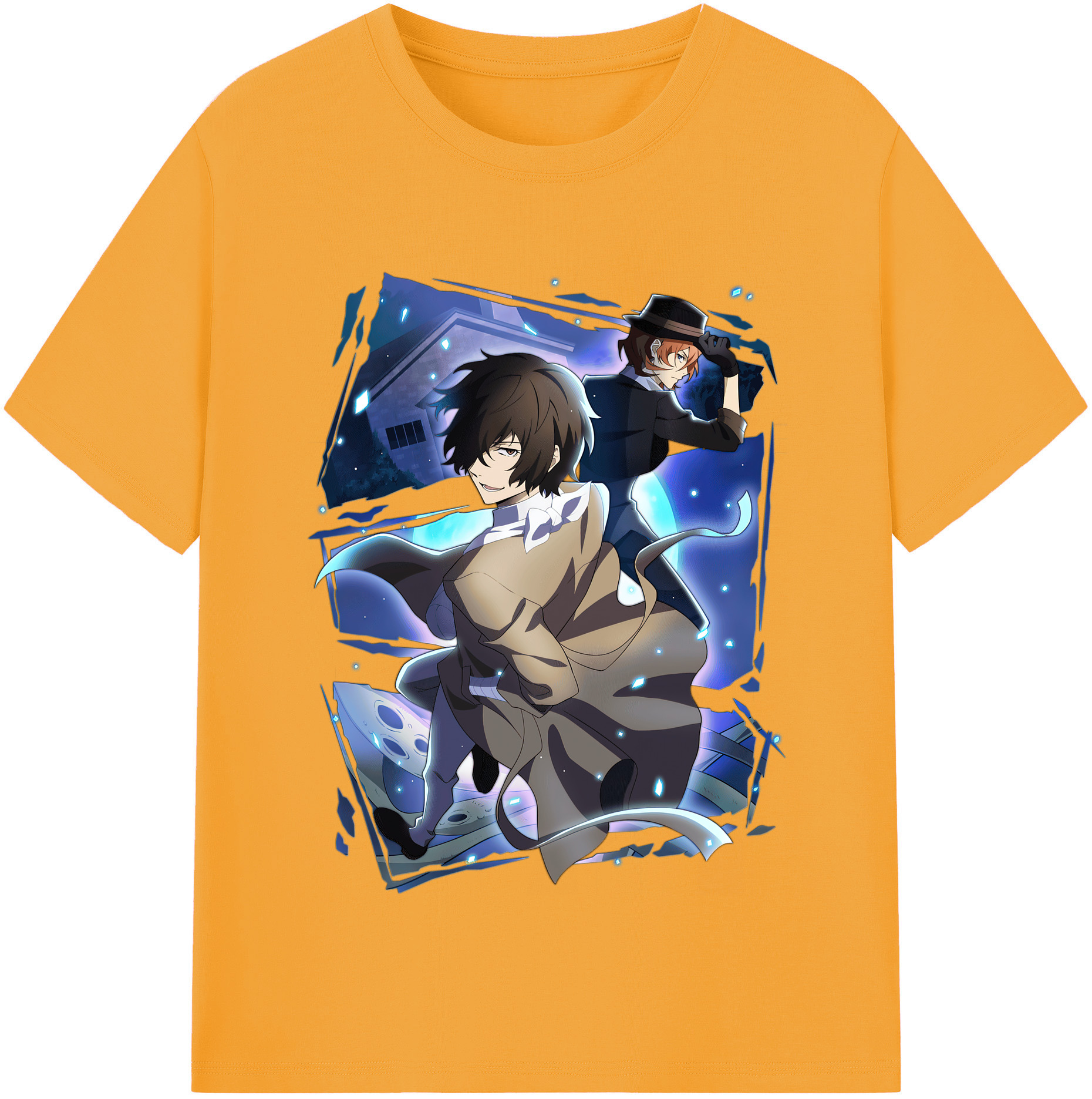（画像用） 文豪ストレイドッグス Bungo Stray Dogs レディースカジュアルプリントTシャツ（綿100％）