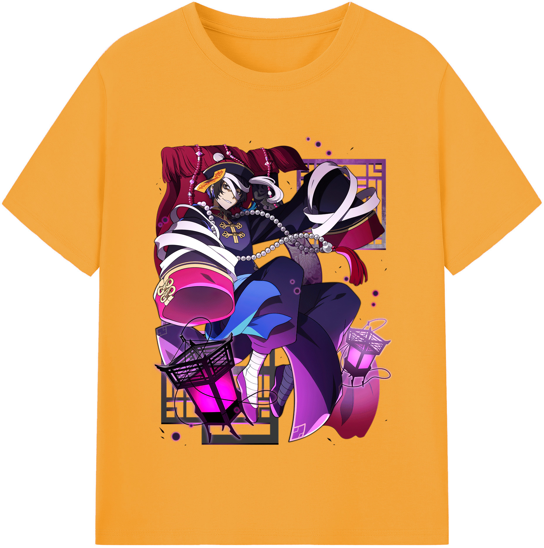 （画像用） 文豪ストレイドッグス Bungo Stray Dogs レディースカジュアルプリントTシャツ（綿100％）