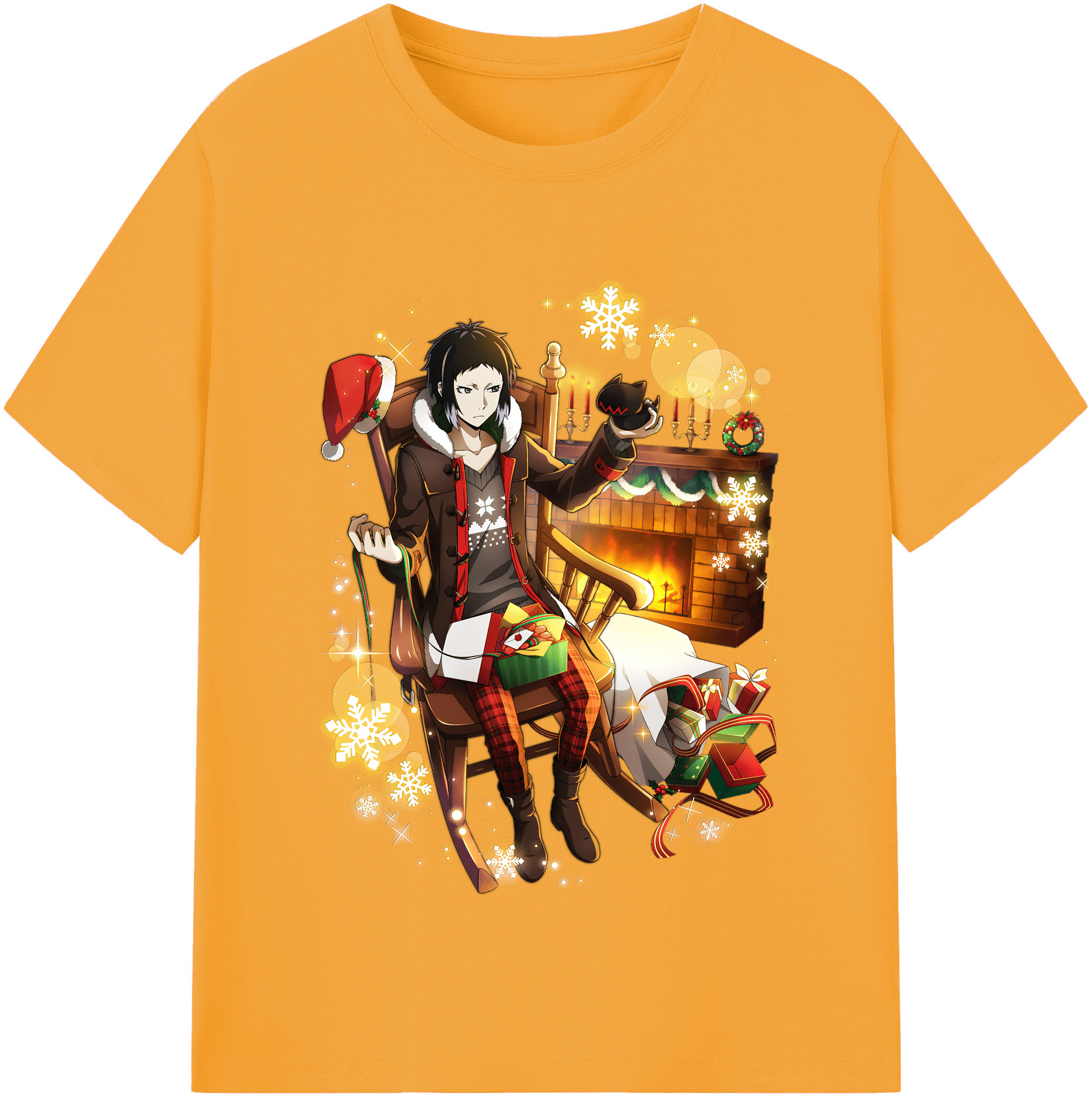 （画像用） 文豪ストレイドッグス Bungo Stray Dogs レディースカジュアルプリントTシャツ（綿100％）
