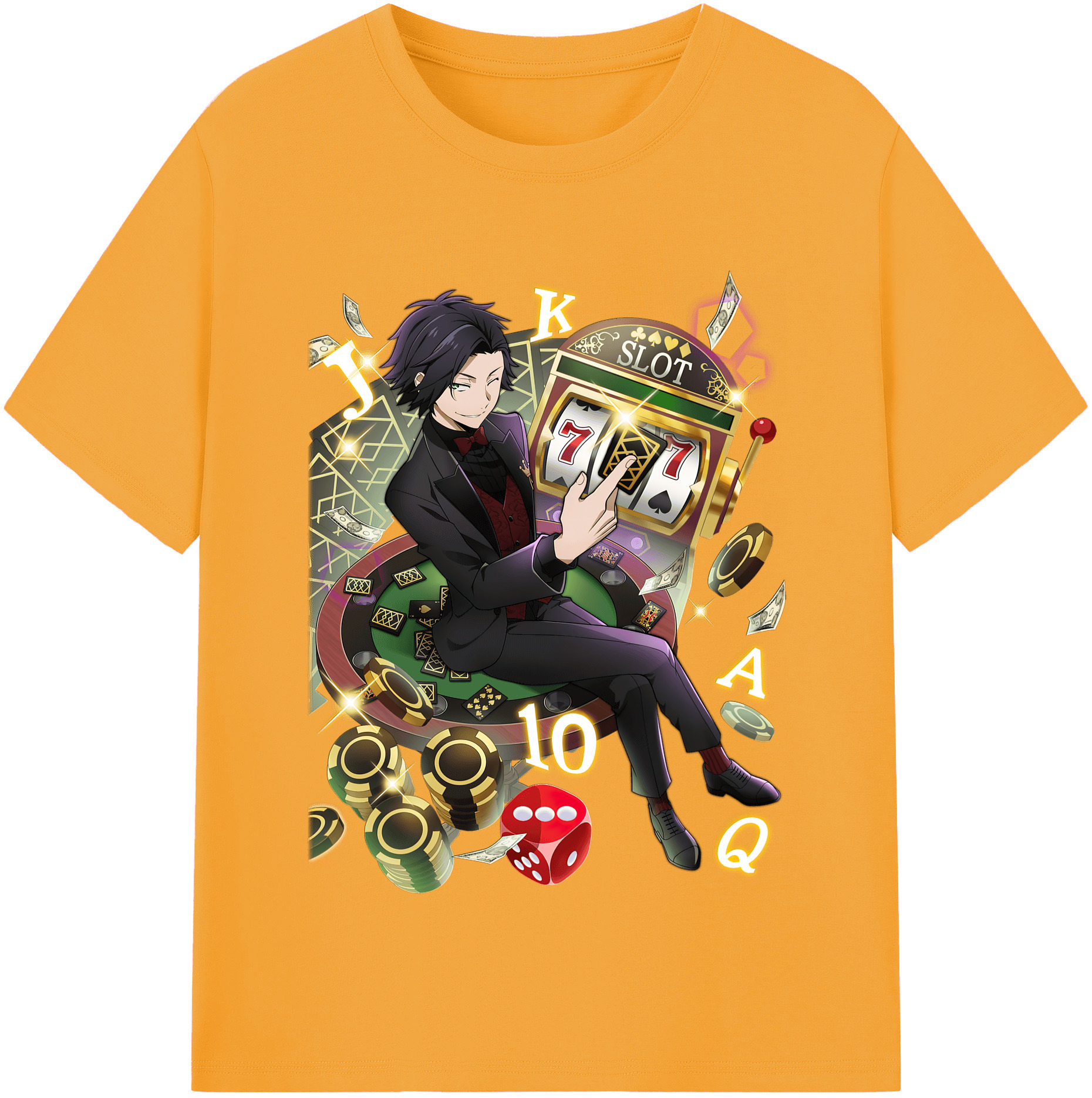 （画像用） 文豪ストレイドッグス Bungo Stray Dogs レディースカジュアルプリントTシャツ（綿100％）
