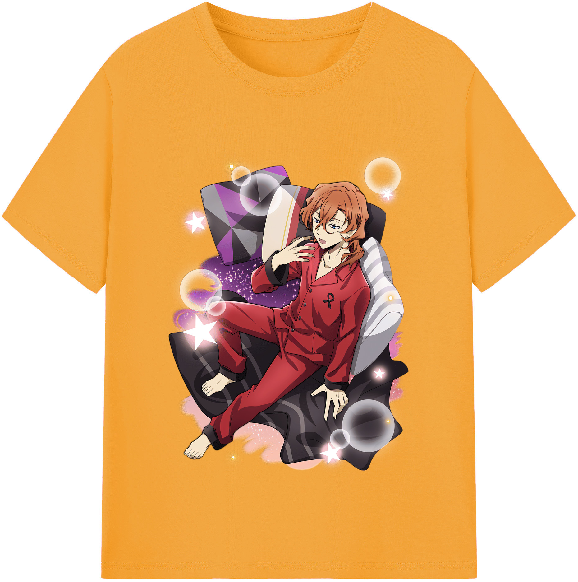 （画像用） 文豪ストレイドッグス Bungo Stray Dogs レディースカジュアルプリントTシャツ（綿100％）