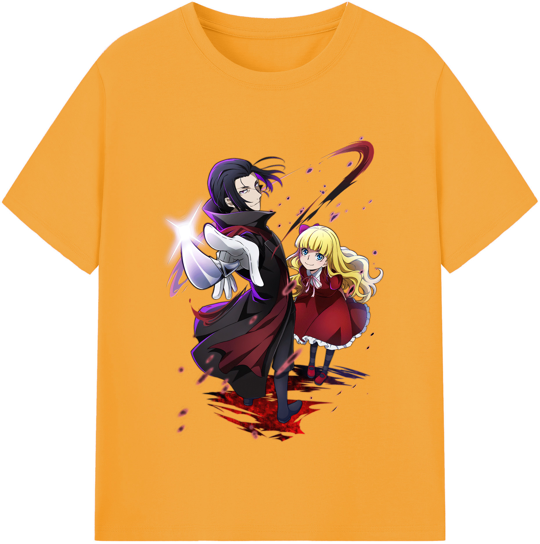 （画像用） 文豪ストレイドッグス Bungo Stray Dogs レディースカジュアルプリントTシャツ（綿100％）