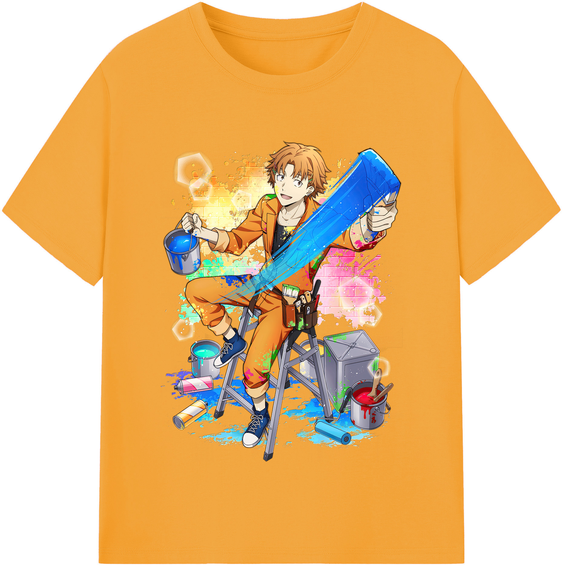 （画像用） 文豪ストレイドッグス Bungo Stray Dogs レディースカジュアルプリントTシャツ（綿100％）
