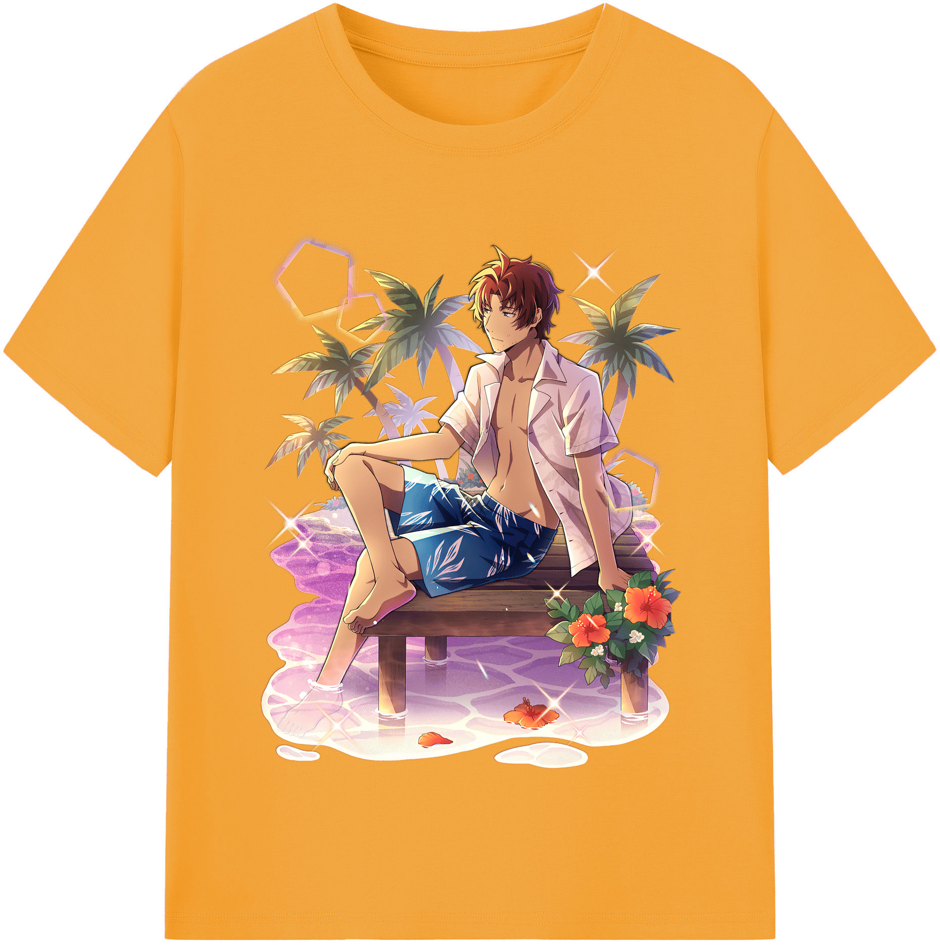 （画像用） 文豪ストレイドッグス Bungo Stray Dogs レディースカジュアルプリントTシャツ（綿100％）