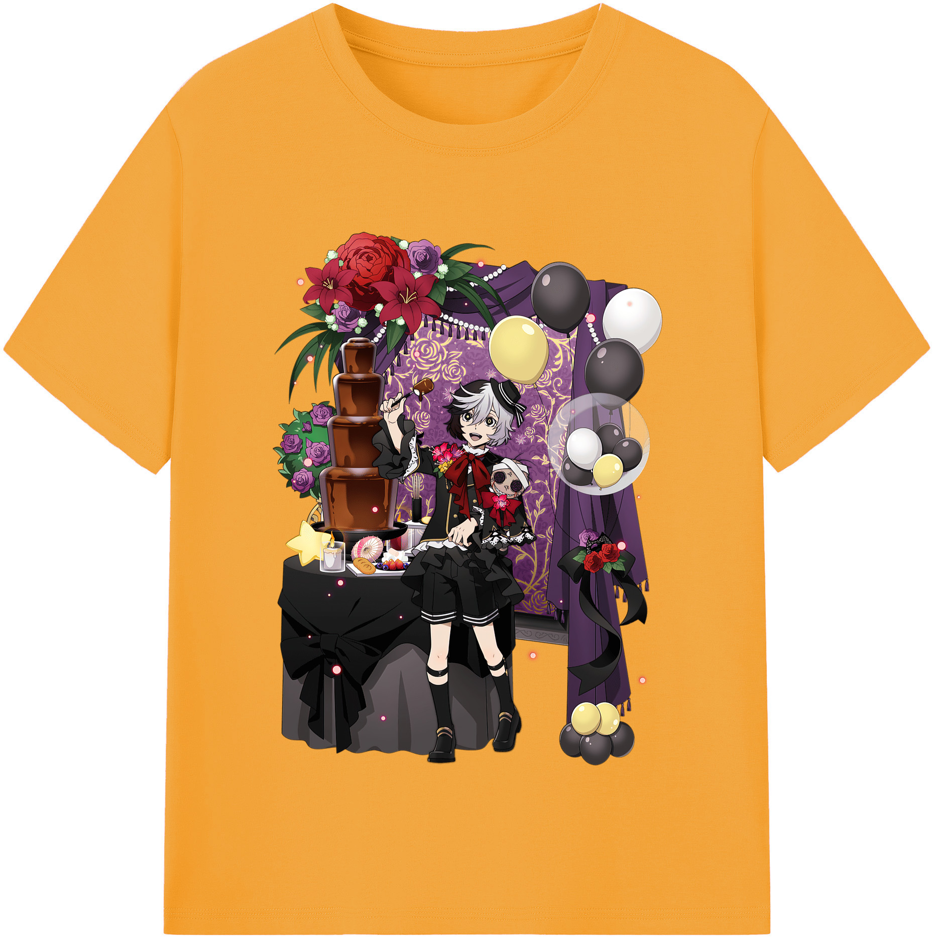 （画像用） 文豪ストレイドッグス Bungo Stray Dogs レディースカジュアルプリントTシャツ（綿100％）