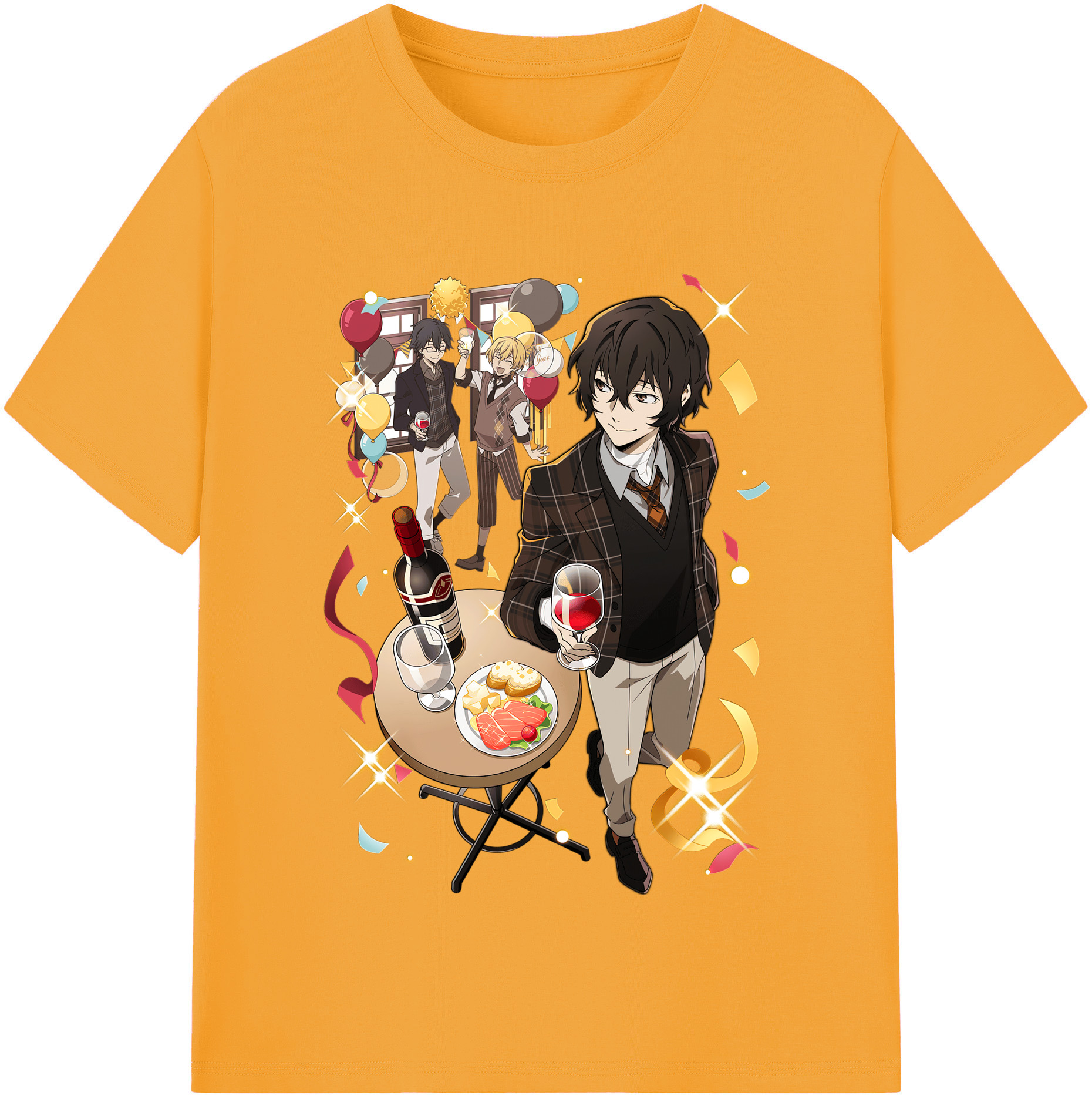 （画像用） 文豪ストレイドッグス Bungo Stray Dogs レディースカジュアルプリントTシャツ（綿100％）