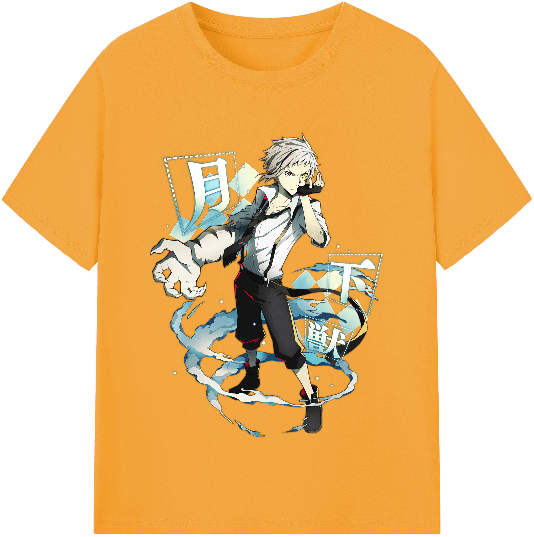 （画像用） 文豪ストレイドッグス Bungo Stray Dogs レディースカジュアルプリントTシャツ（綿100％）
