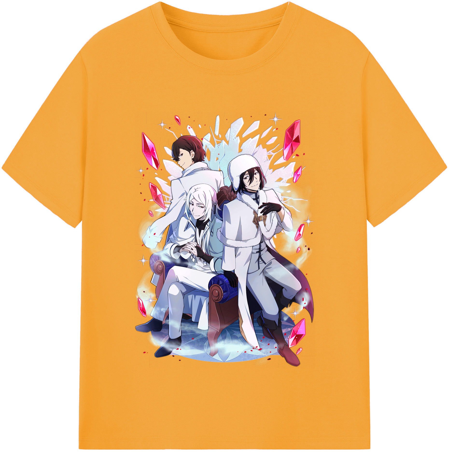 （画像用） 文豪ストレイドッグス Bungo Stray Dogs レディースカジュアルプリントTシャツ（綿100％）