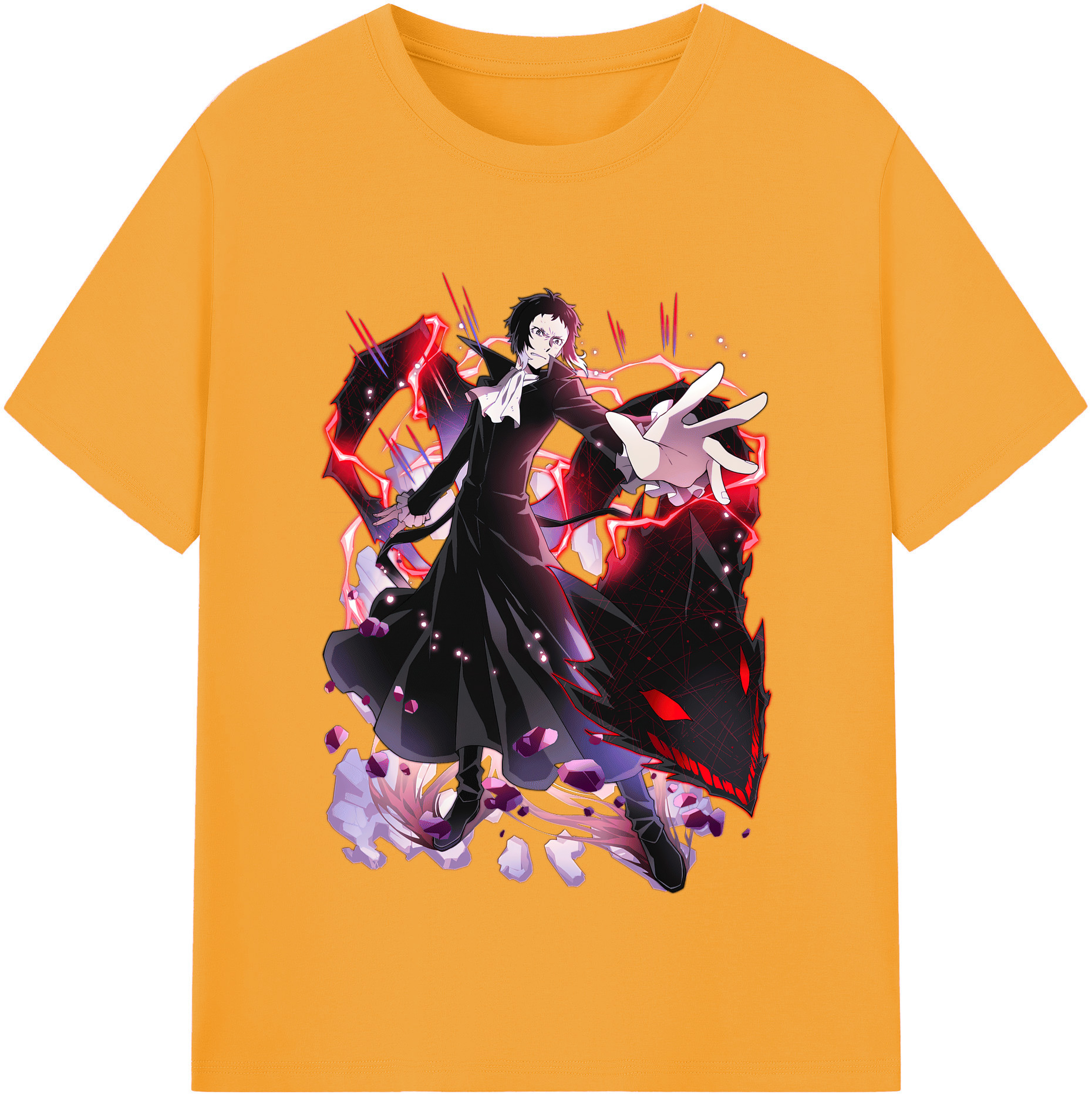 （画像用） 文豪ストレイドッグス Bungo Stray Dogs レディースカジュアルプリントTシャツ（綿100％）