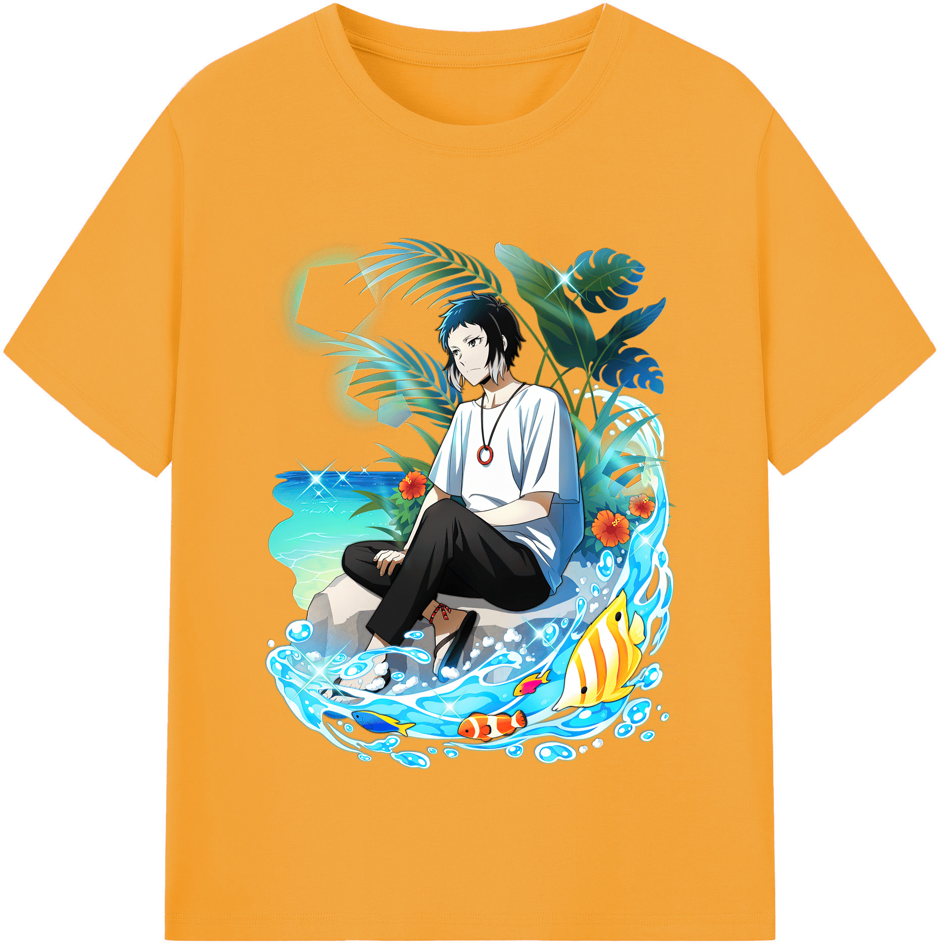 （画像用） 文豪ストレイドッグス Bungo Stray Dogs レディースカジュアルプリントTシャツ（綿100％）