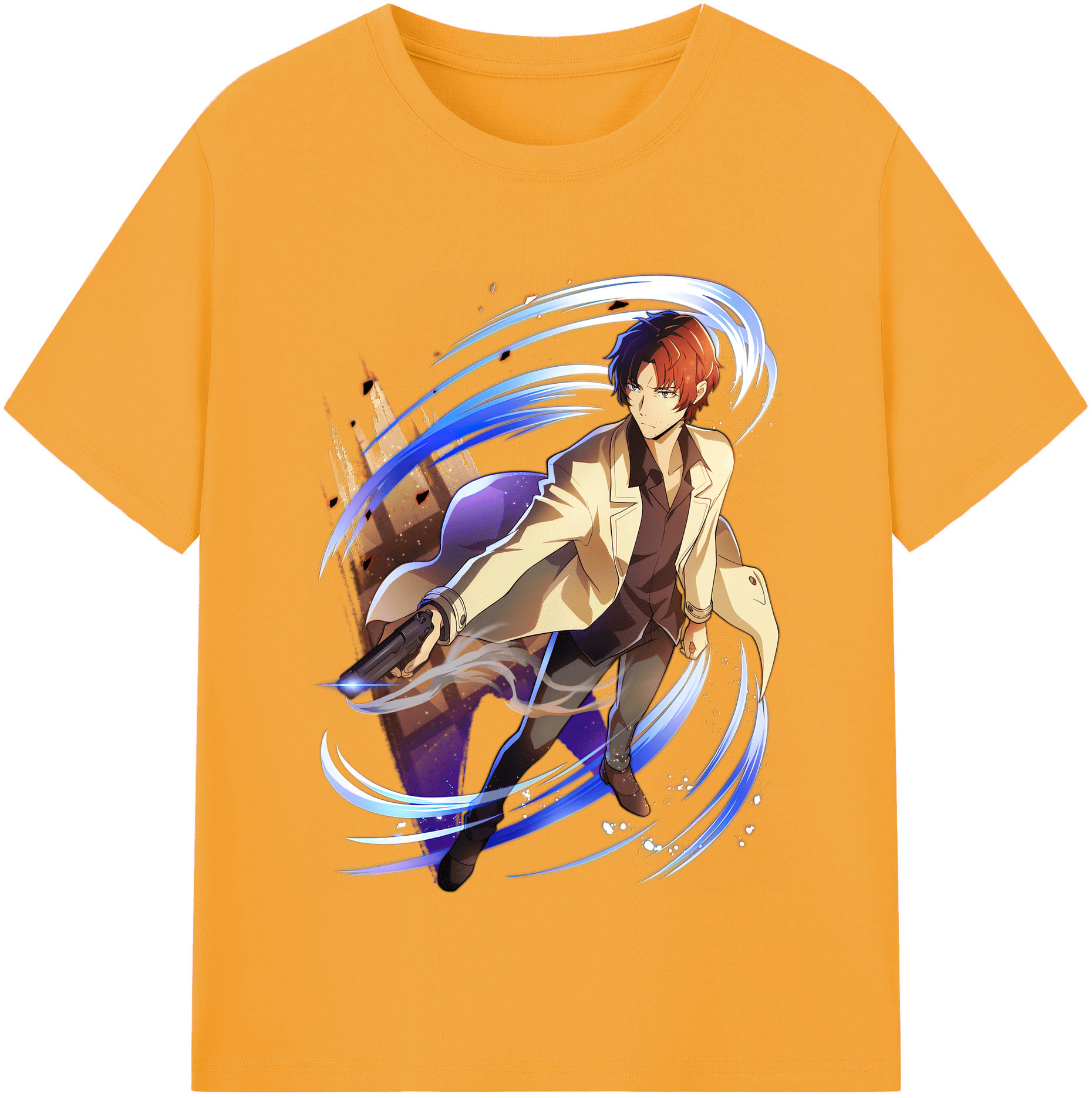 （画像用） 文豪ストレイドッグス Bungo Stray Dogs レディースカジュアルプリントTシャツ（綿100％）
