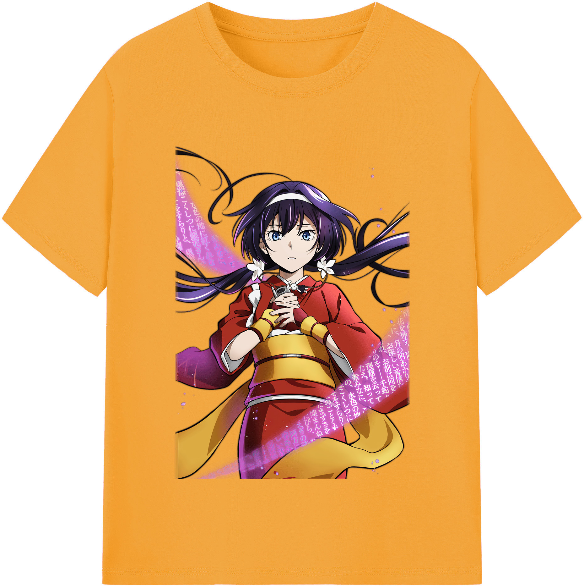 （画像用） 文豪ストレイドッグス Bungo Stray Dogs レディースカジュアルプリントTシャツ（綿100％）