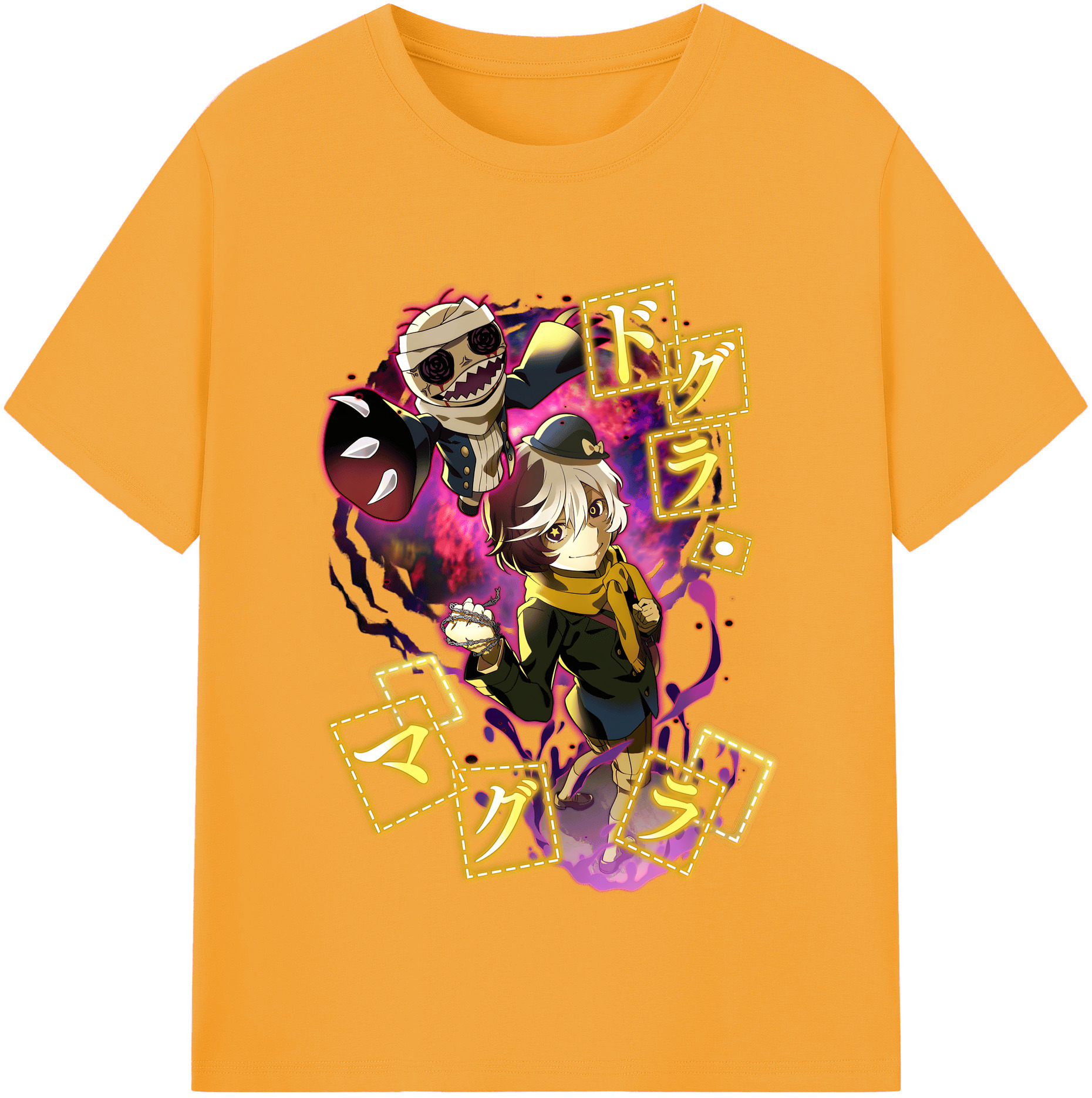 （画像用） 文豪ストレイドッグス Bungo Stray Dogs レディースカジュアルプリントTシャツ（綿100％）