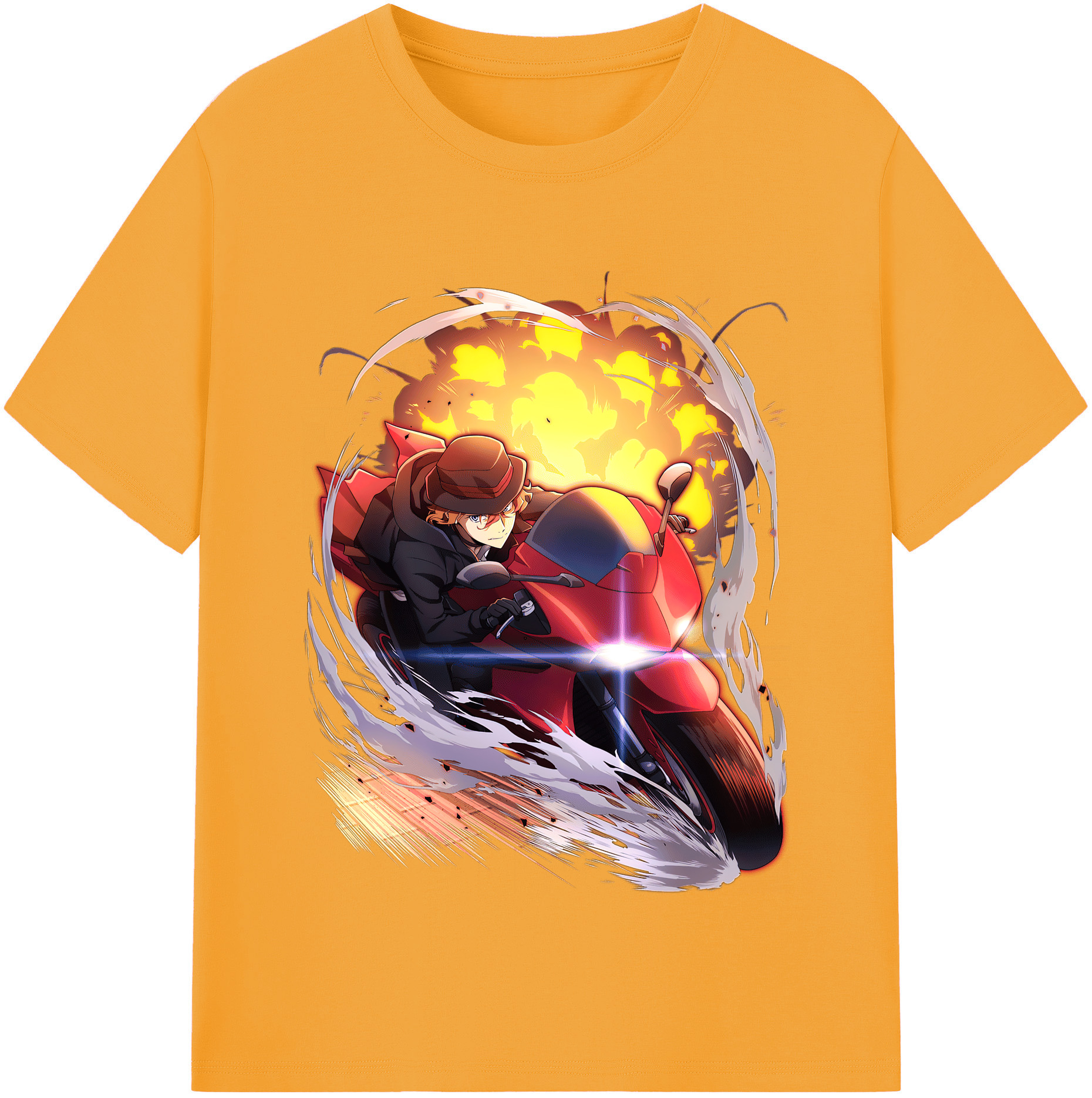 （画像用） 文豪ストレイドッグス Bungo Stray Dogs レディースカジュアルプリントTシャツ（綿100％）