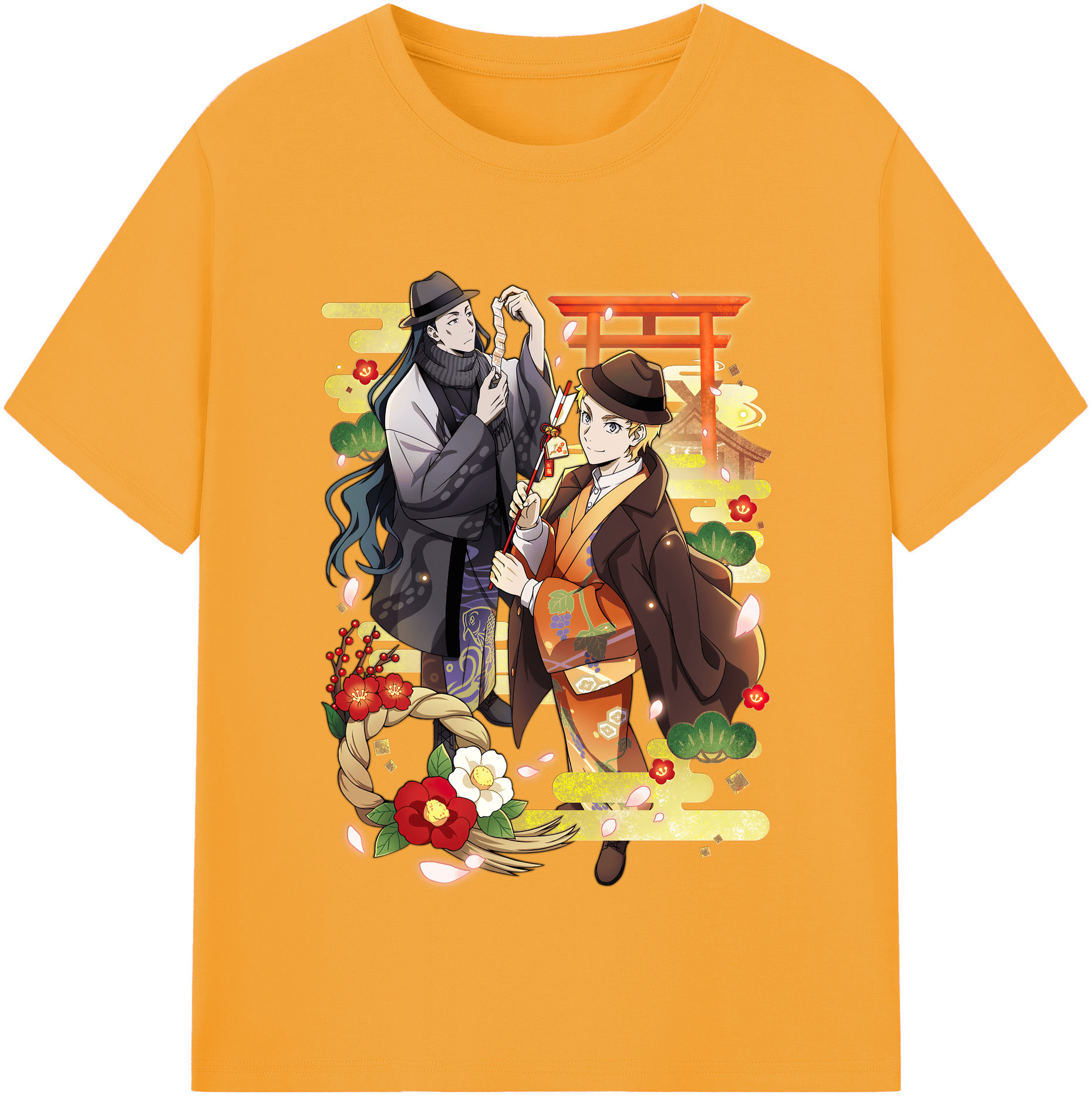 （画像用） 文豪ストレイドッグス Bungo Stray Dogs レディースカジュアルプリントTシャツ（綿100％）