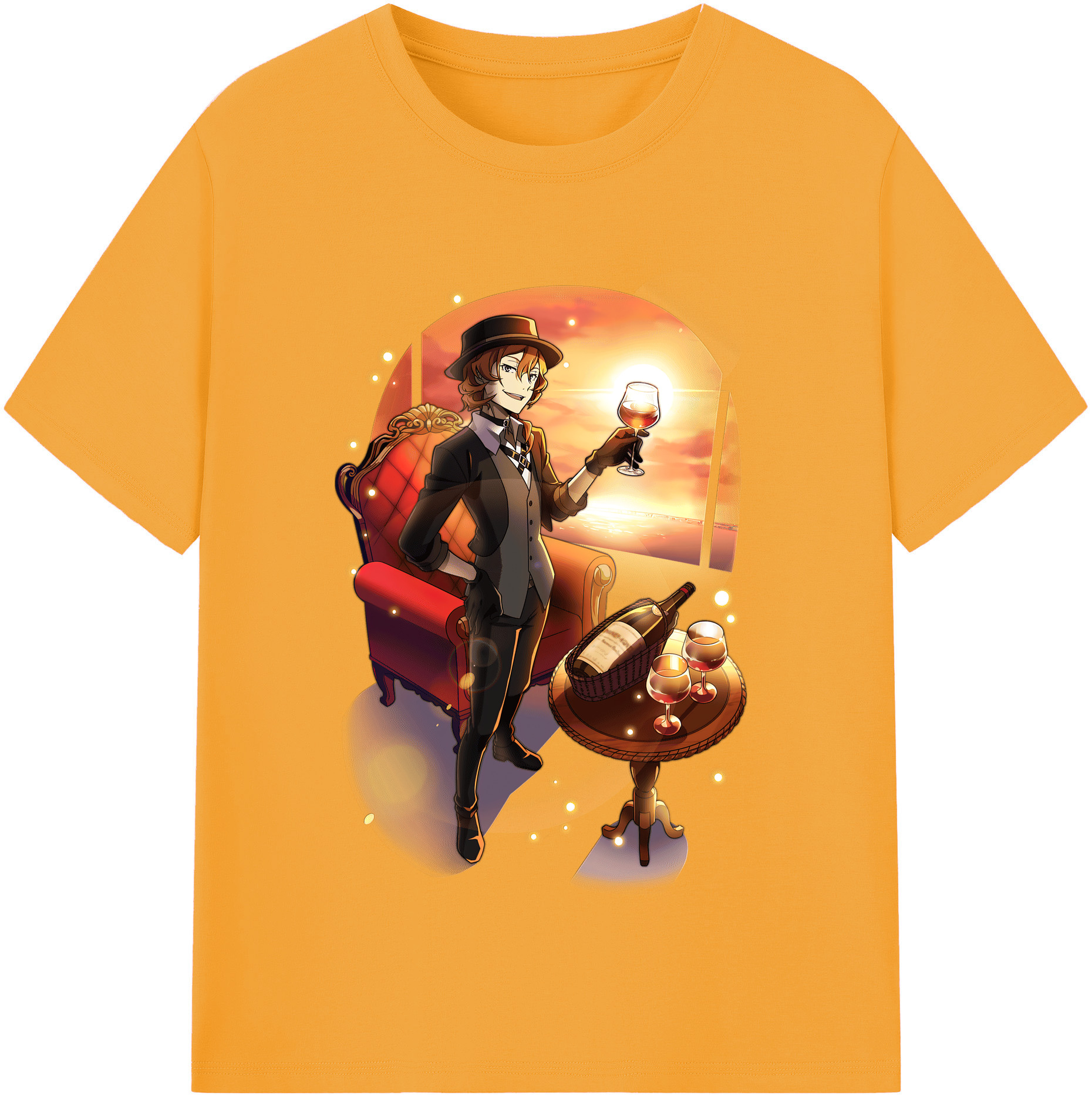 （画像用） 文豪ストレイドッグス Bungo Stray Dogs レディースカジュアルプリントTシャツ（綿100％）