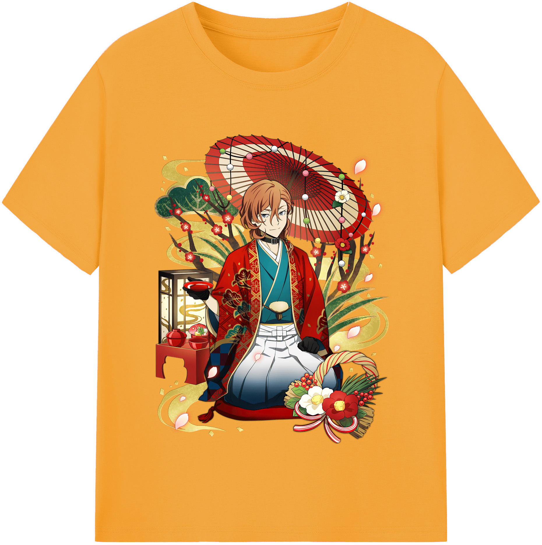 （画像用） 文豪ストレイドッグス Bungo Stray Dogs レディースカジュアルプリントTシャツ（綿100％）