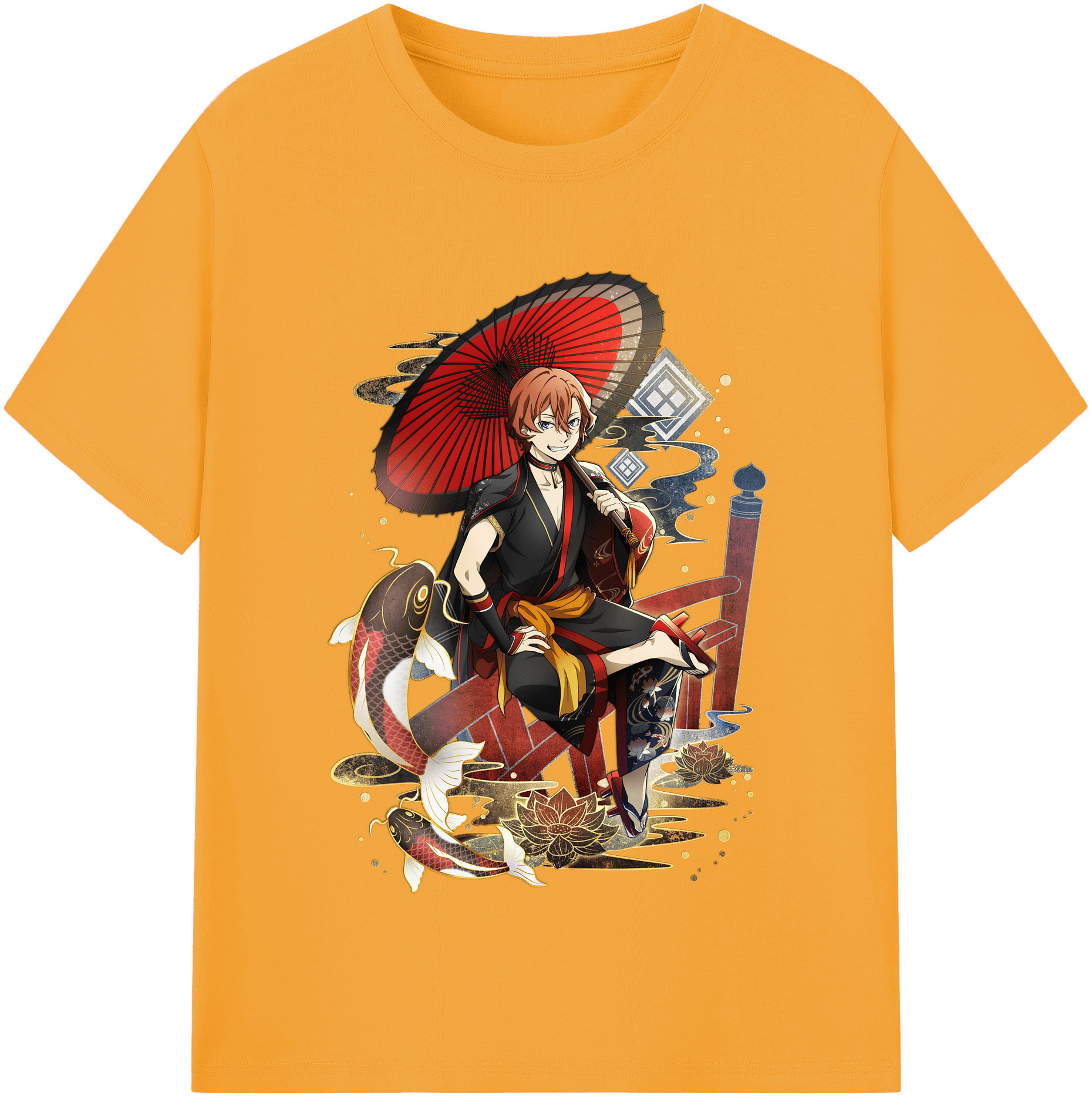 （画像用） 文豪ストレイドッグス Bungo Stray Dogs レディースカジュアルプリントTシャツ（綿100％）