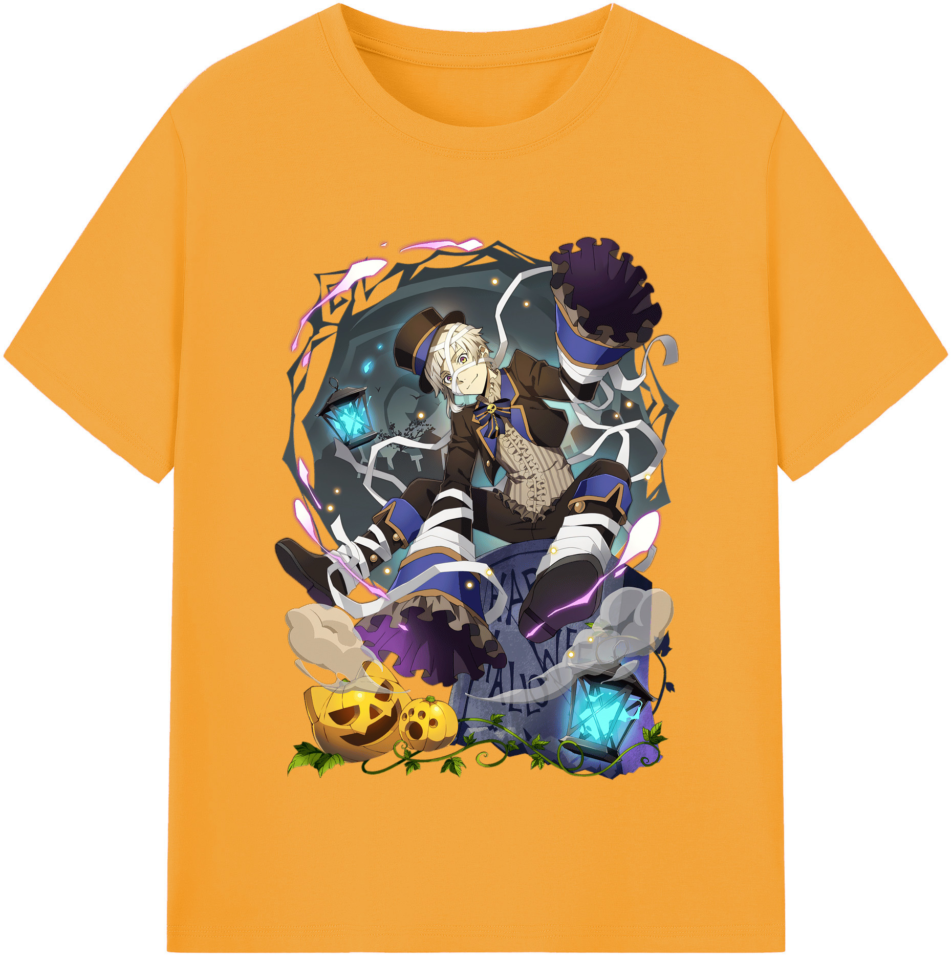 （画像用） 文豪ストレイドッグス Bungo Stray Dogs レディースカジュアルプリントTシャツ（綿100％）