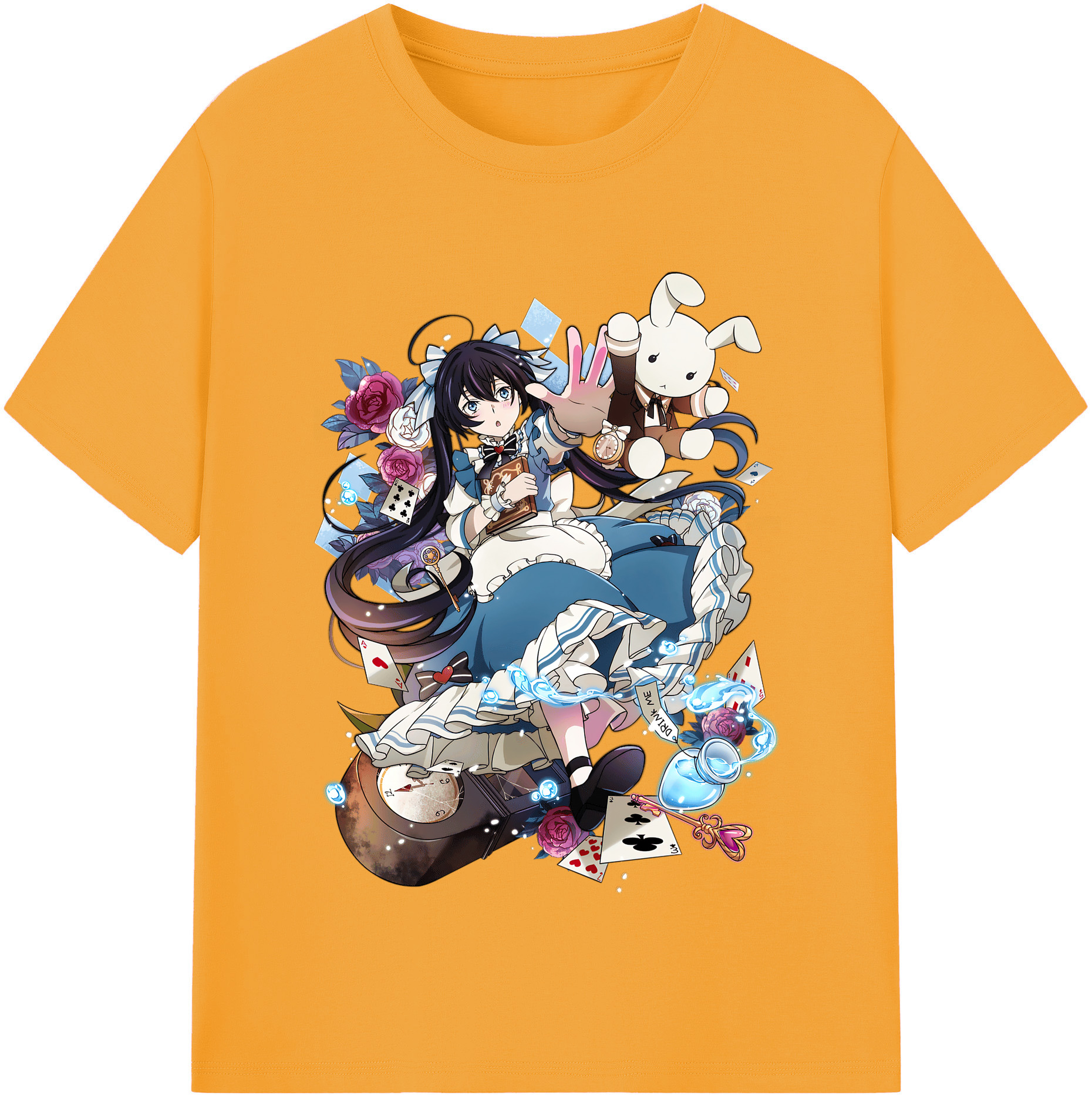 （画像用） 文豪ストレイドッグス Bungo Stray Dogs レディースカジュアルプリントTシャツ（綿100％）