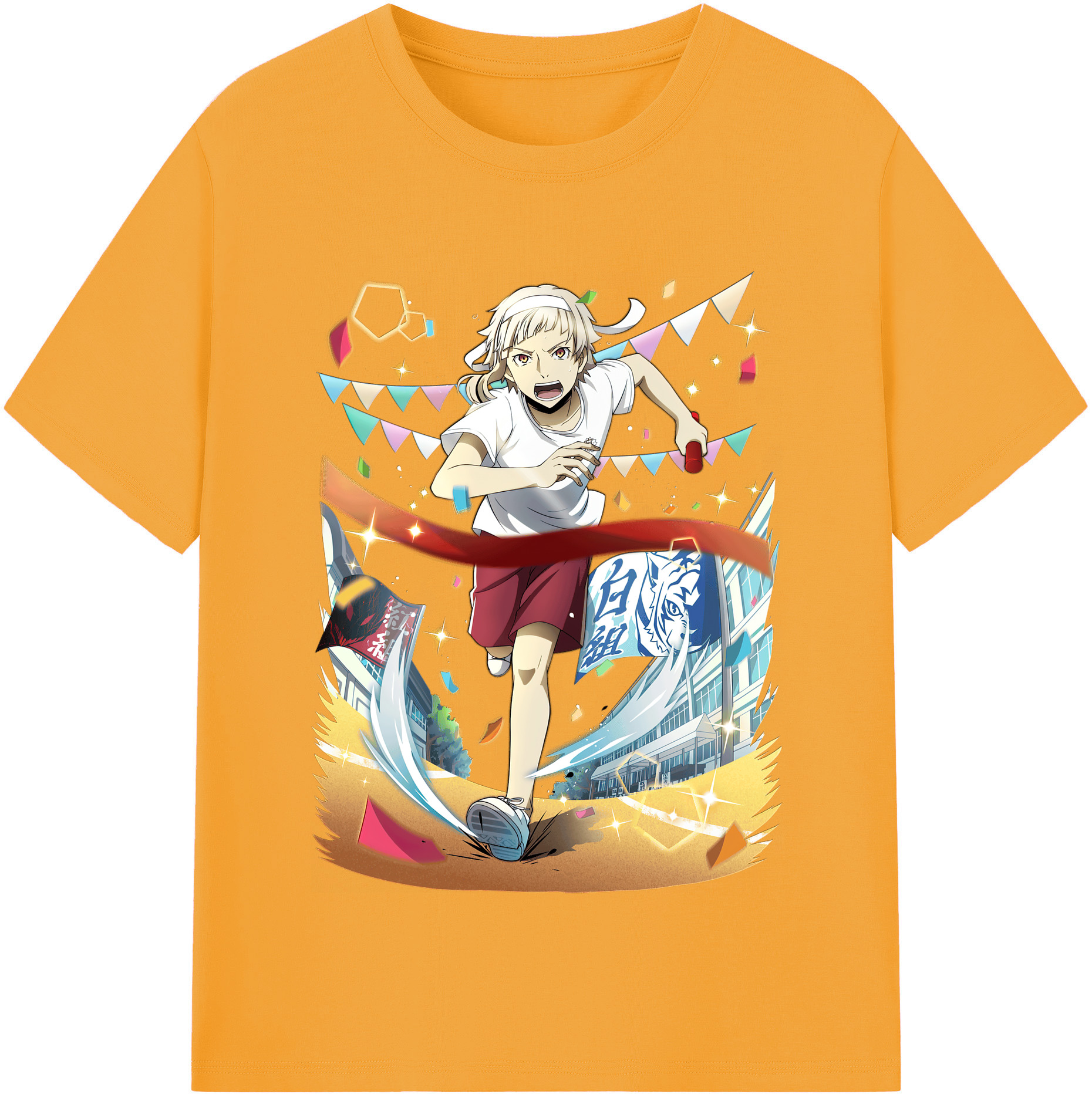 （画像用） 文豪ストレイドッグス Bungo Stray Dogs レディースカジュアルプリントTシャツ（綿100％）