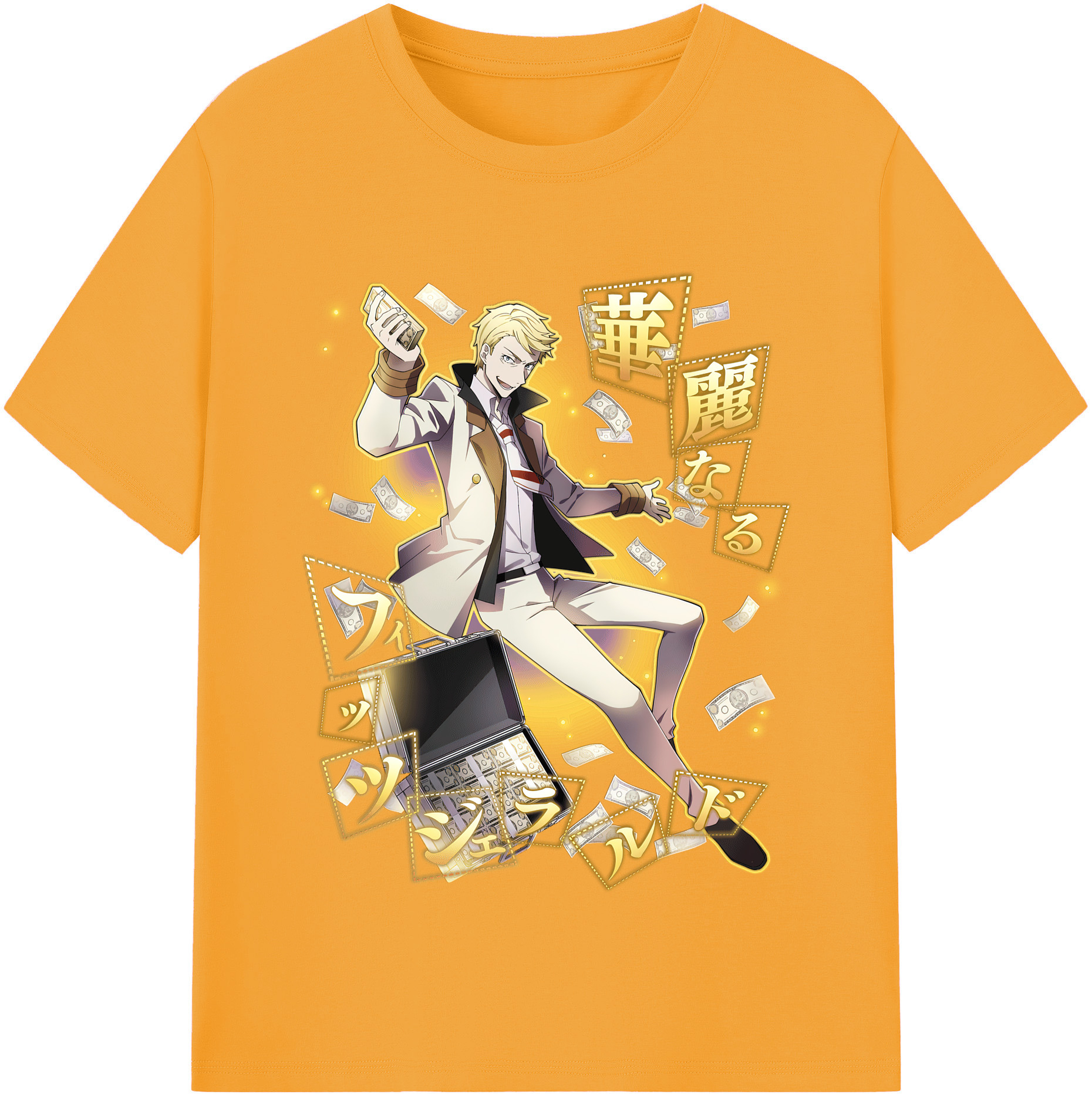 （画像用） 文豪ストレイドッグス Bungo Stray Dogs レディースカジュアルプリントTシャツ（綿100％）