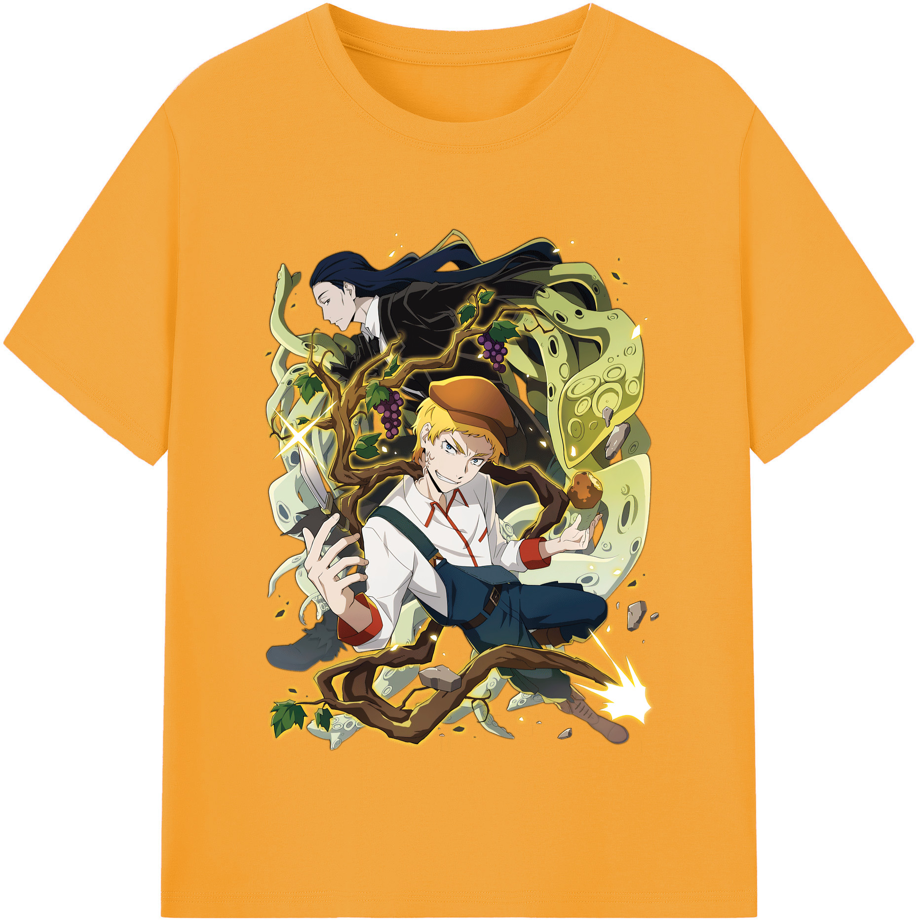 （画像用） 文豪ストレイドッグス Bungo Stray Dogs レディースカジュアルプリントTシャツ（綿100％）