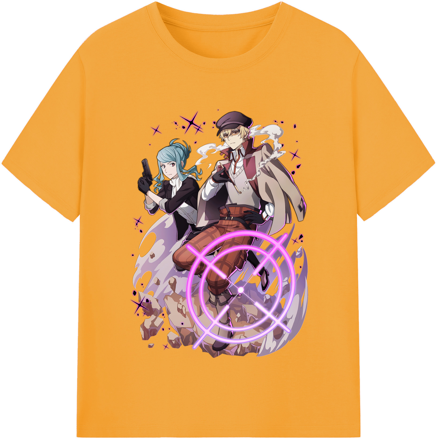 （画像用） 文豪ストレイドッグス Bungo Stray Dogs レディースカジュアルプリントTシャツ（綿100％）