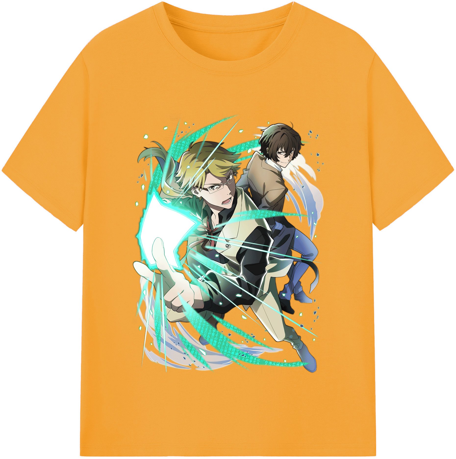 （画像用） 文豪ストレイドッグス Bungo Stray Dogs レディースカジュアルプリントTシャツ（綿100％）