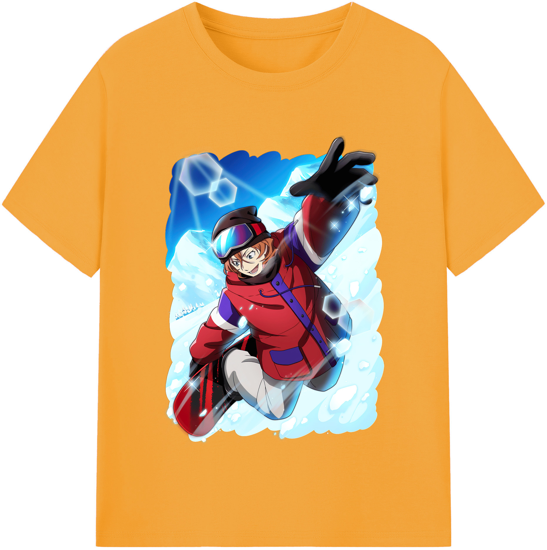 （画像用） 文豪ストレイドッグス Bungo Stray Dogs レディースカジュアルプリントTシャツ（綿100％）