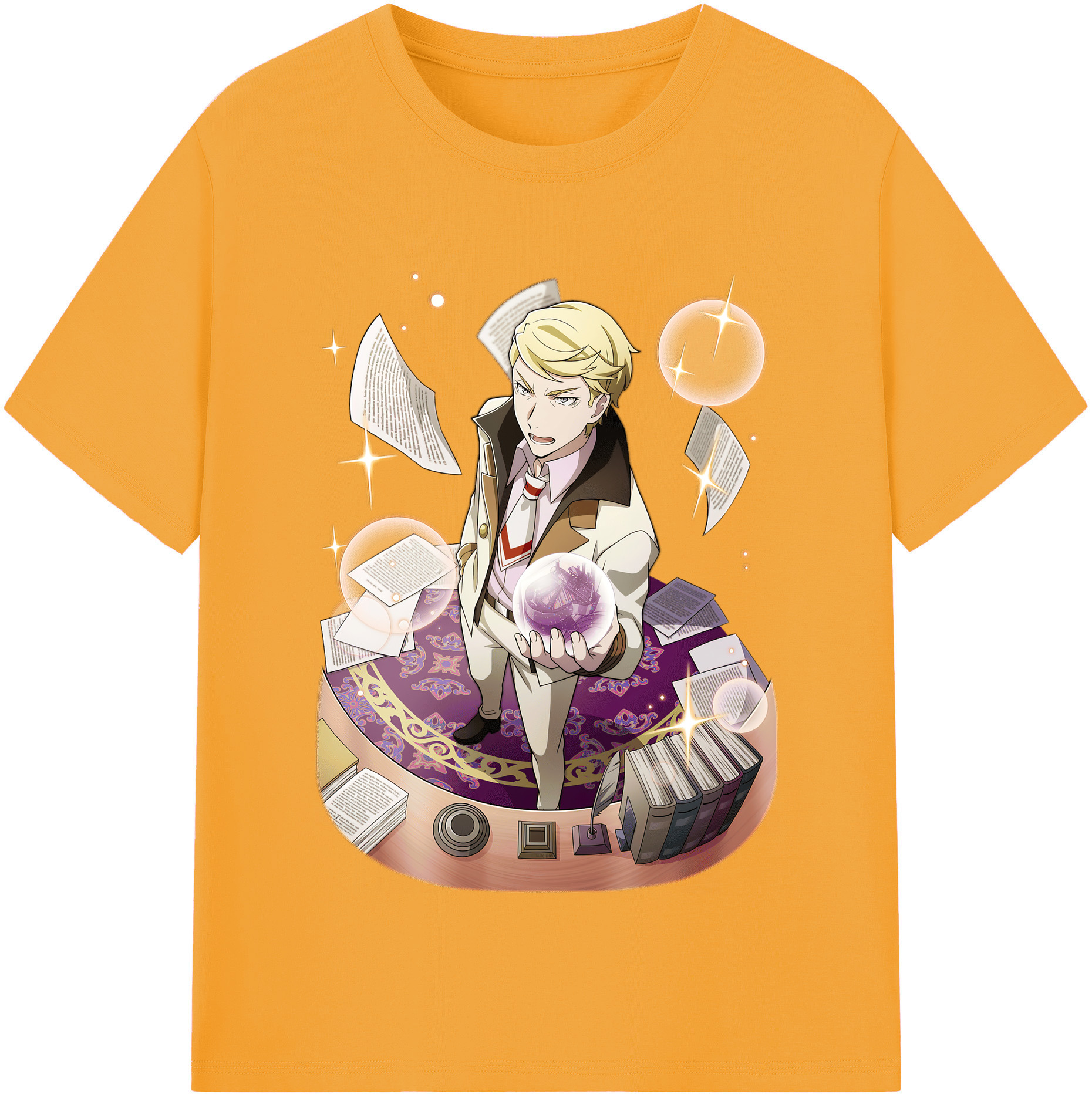 （画像用） 文豪ストレイドッグス Bungo Stray Dogs レディースカジュアルプリントTシャツ（綿100％）