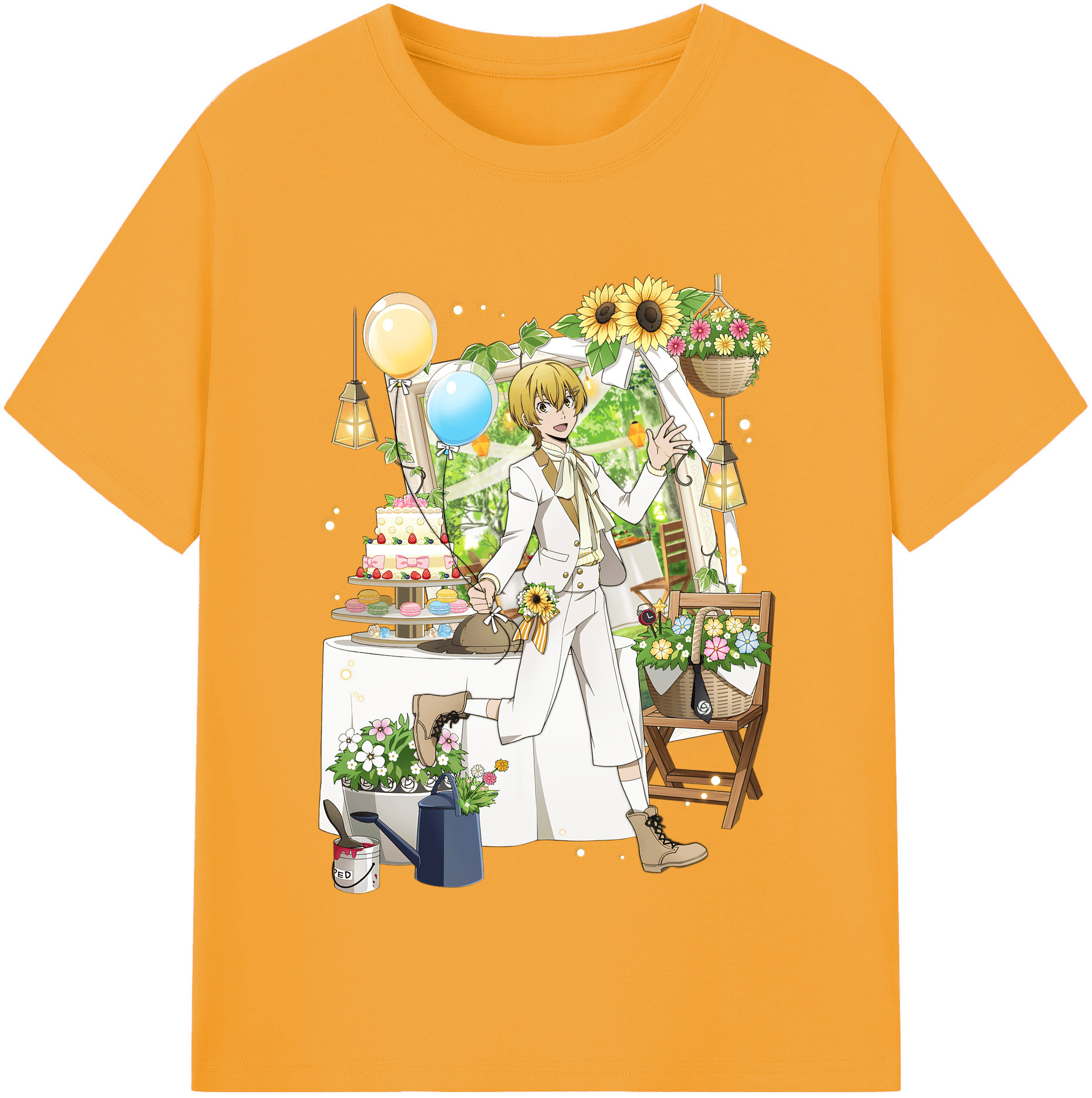 （画像用） 文豪ストレイドッグス Bungo Stray Dogs レディースカジュアルプリントTシャツ（綿100％）
