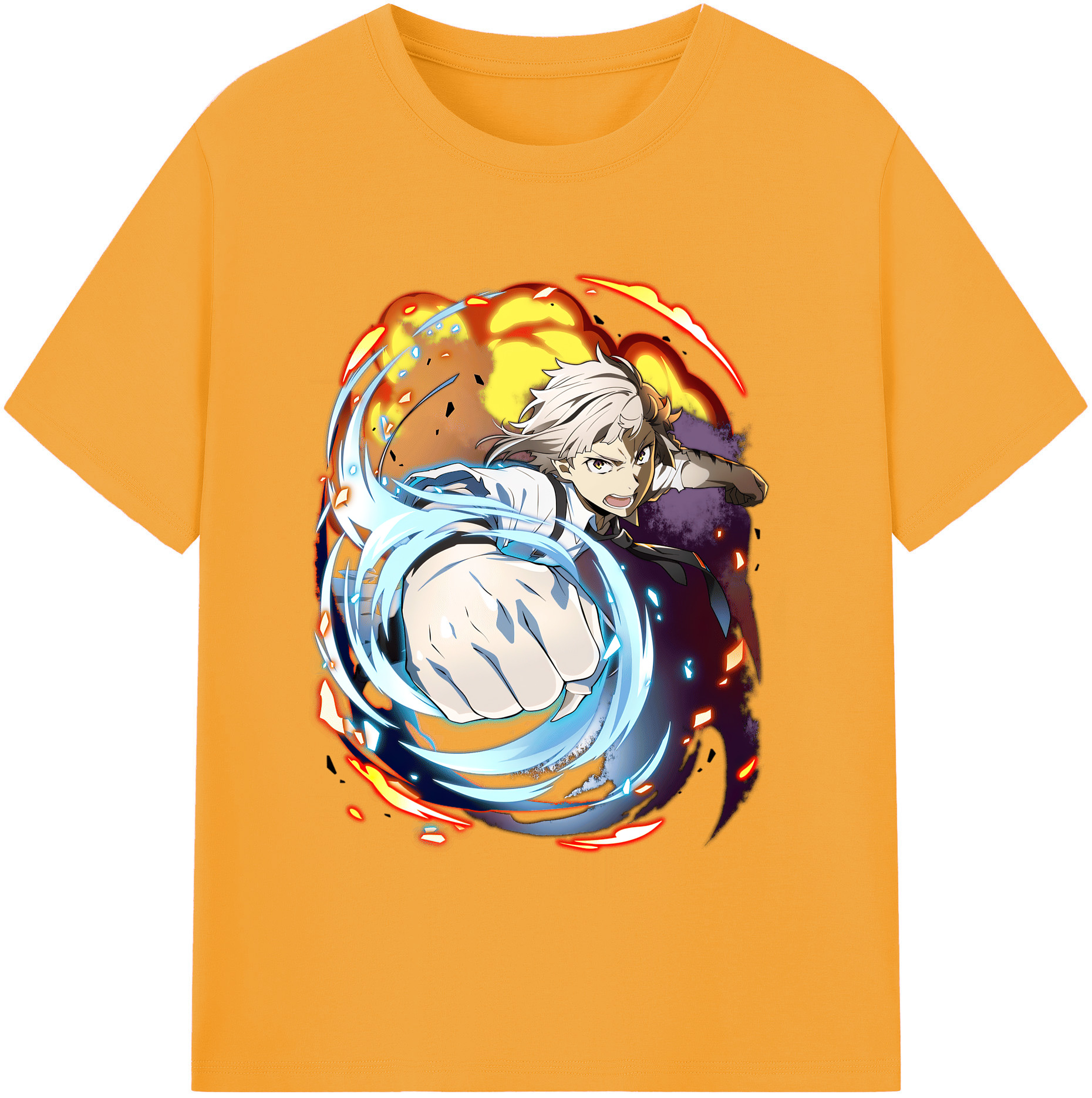 （画像用） 文豪ストレイドッグス Bungo Stray Dogs レディースカジュアルプリントTシャツ（綿100％）